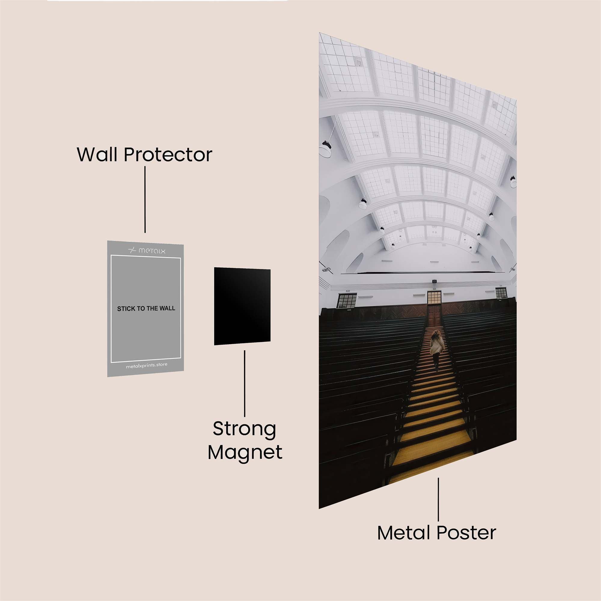 Auditorium Ascent Safe Wall Magnetic / M