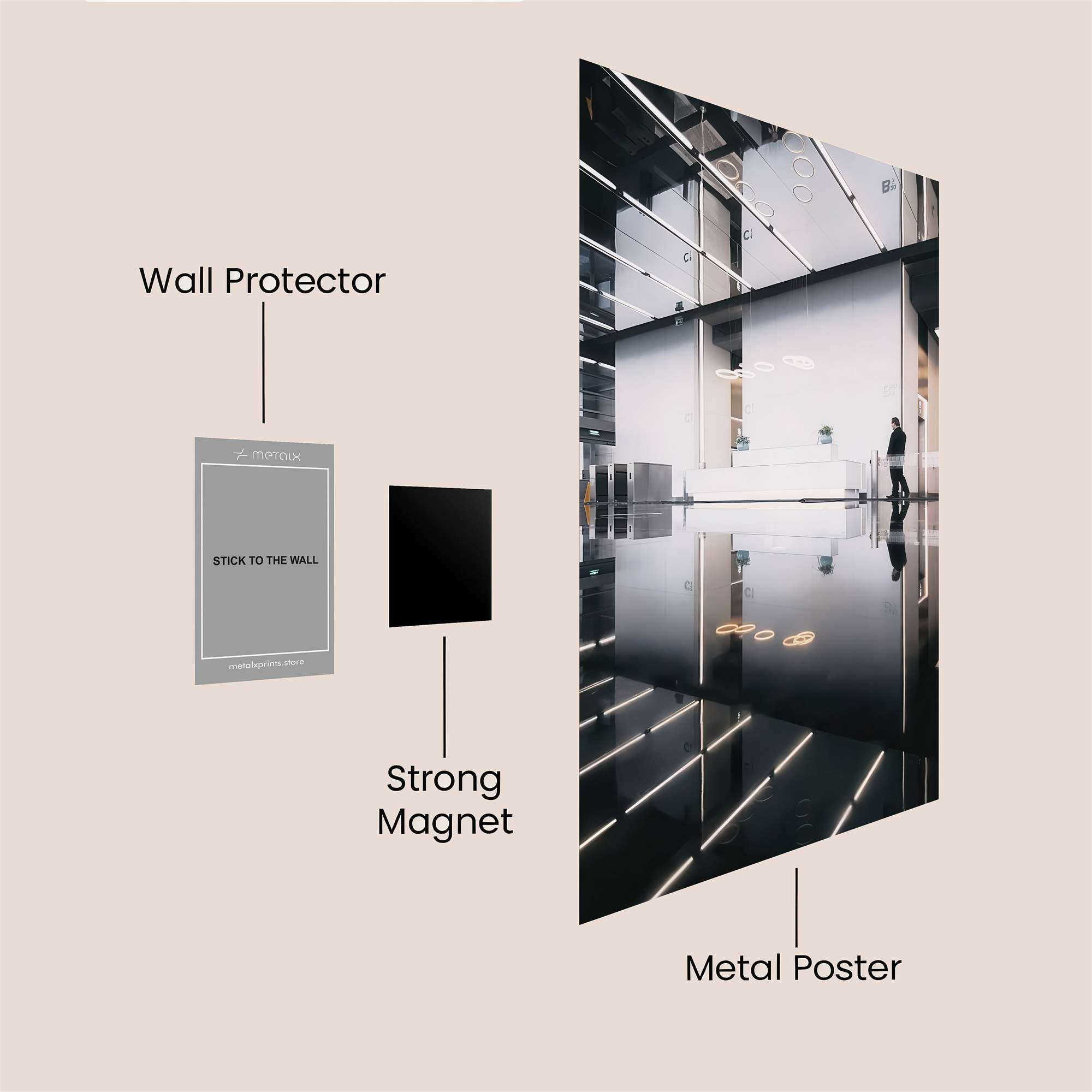 Lobby Echo Safe Wall Magnetic / M
