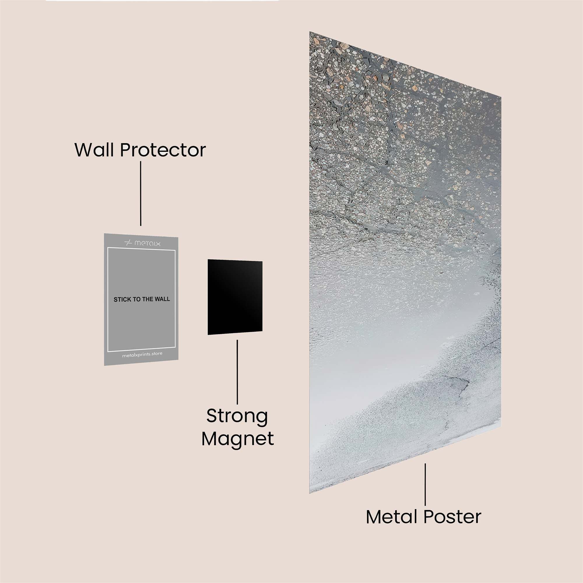 Monumental Reflection Safe Wall Magnetic / M