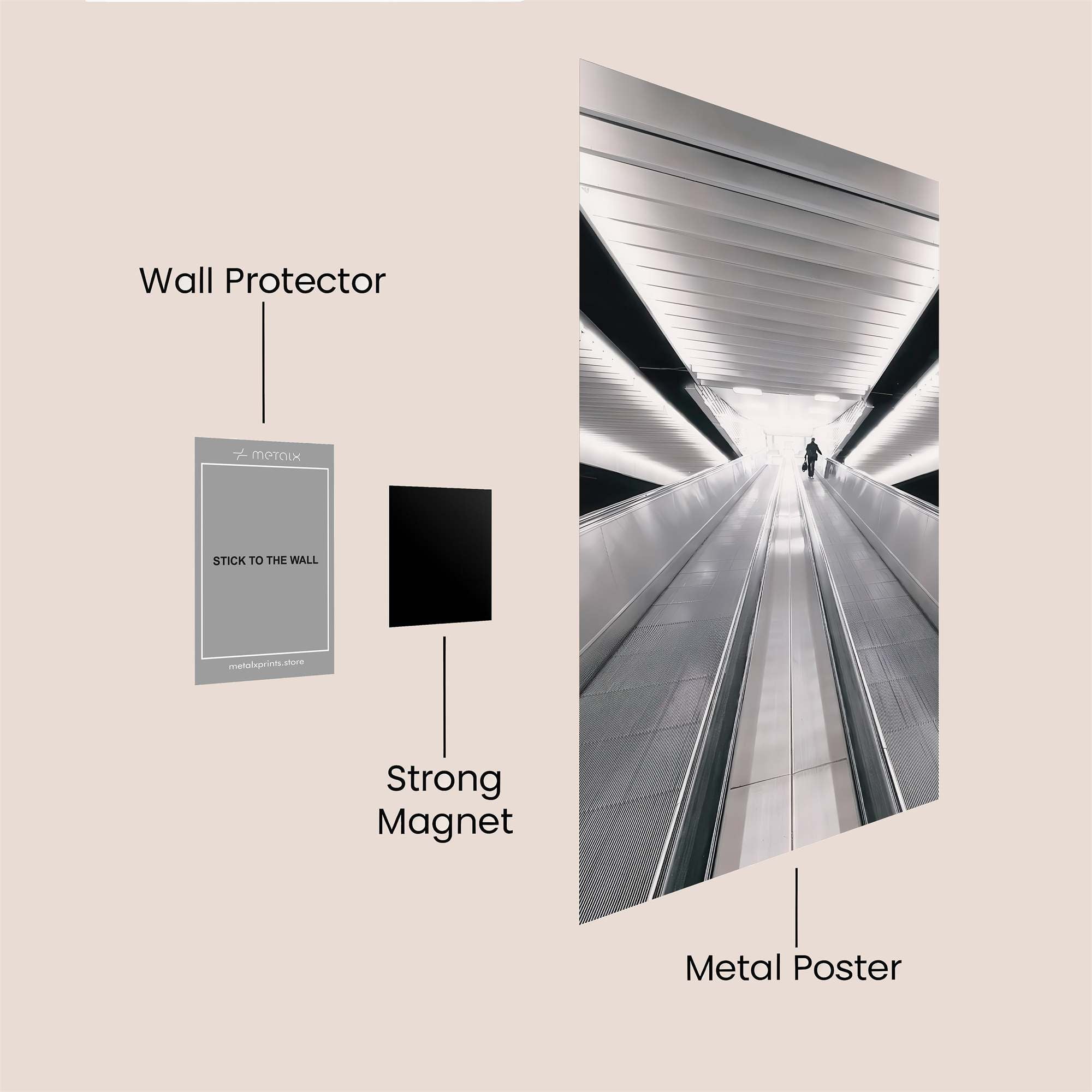 Tunnel Serene Safe Wall Magnetic / M