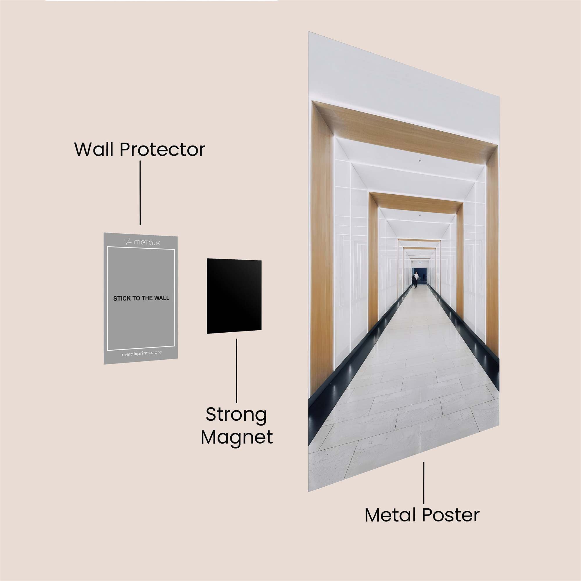 Tunnel Serene Safe Wall Magnetic / M