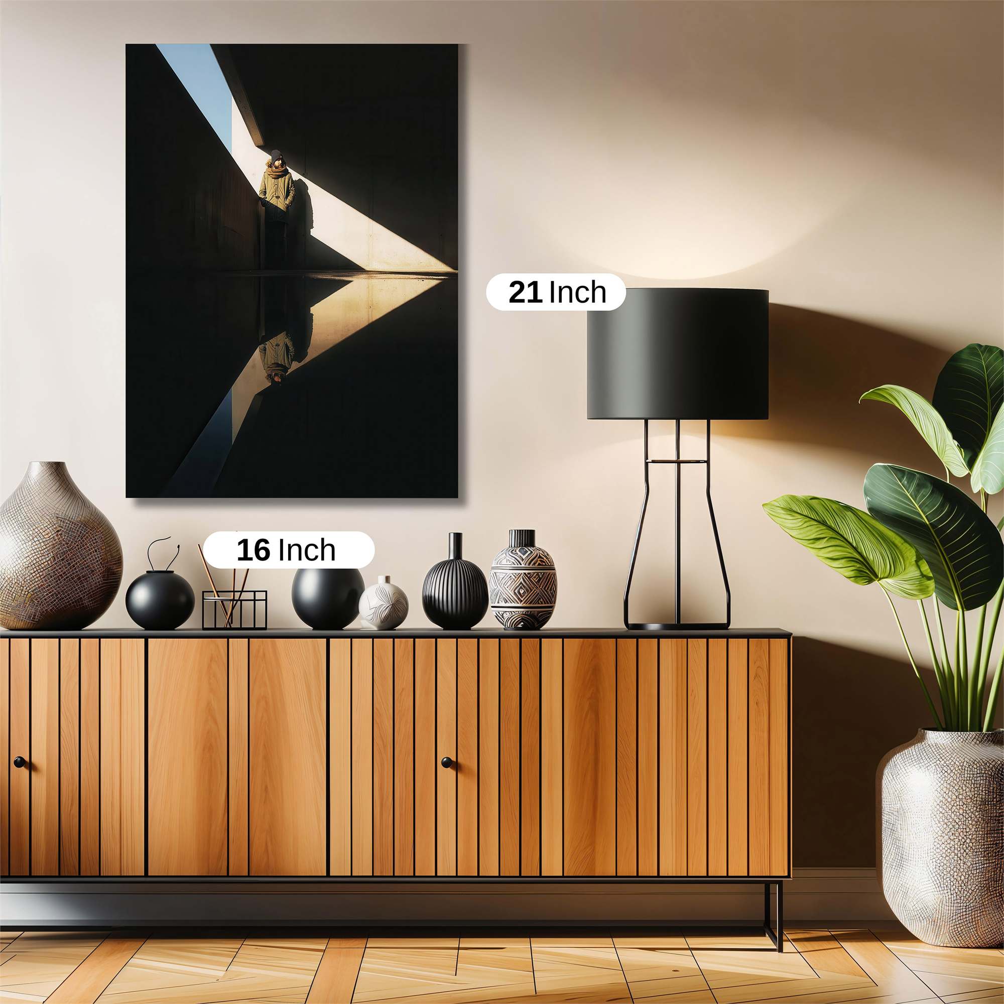 Shadowed Solitude Safe Wall Magnetic / M