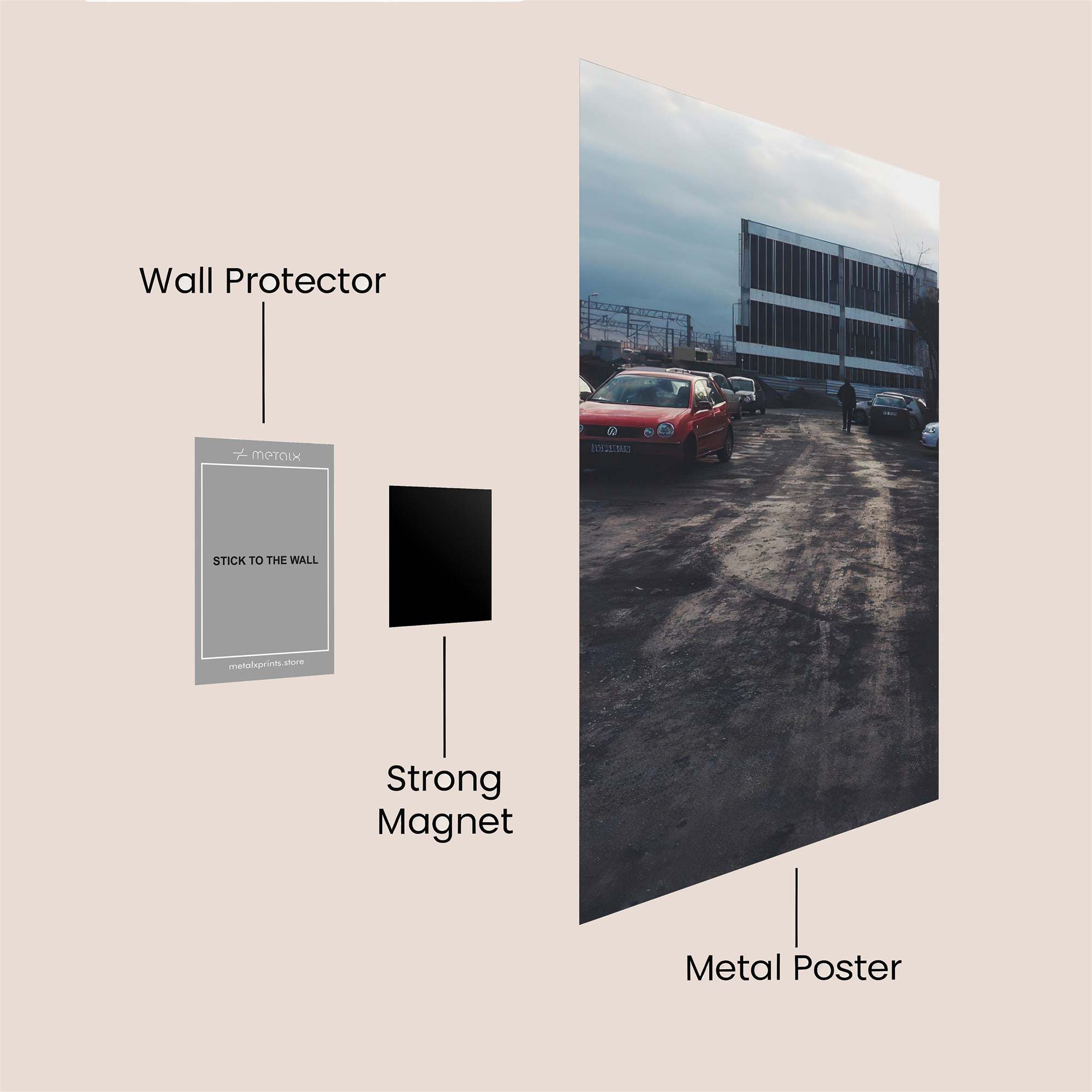 Urban Gloom Safe Wall Magnetic / M