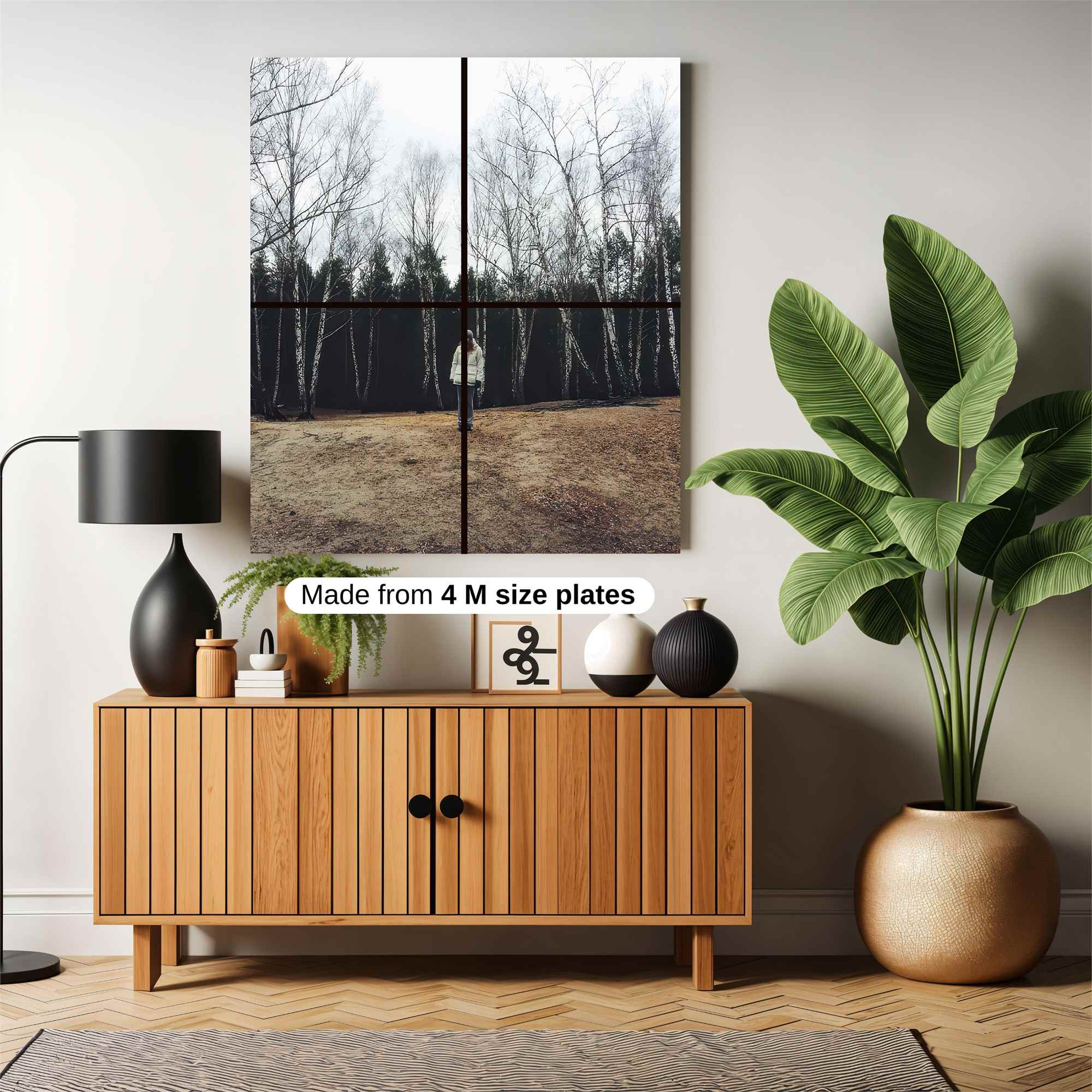 Forest Solitude Safe Wall Magnetic / M