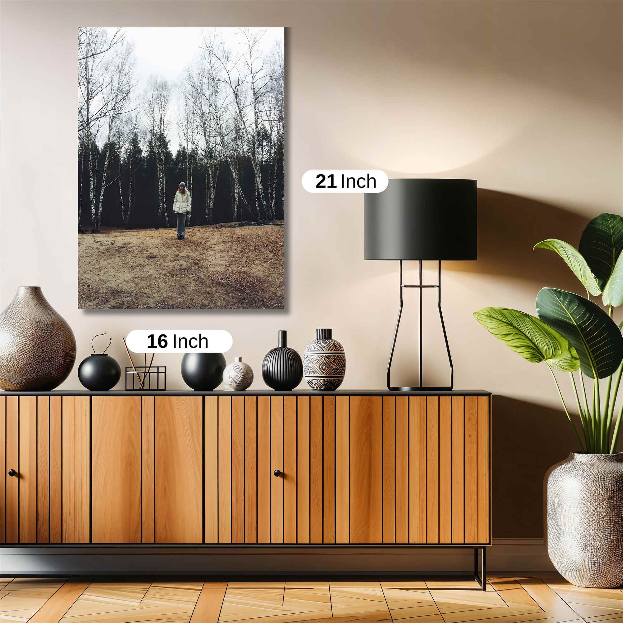 Forest Solitude Safe Wall Magnetic / M