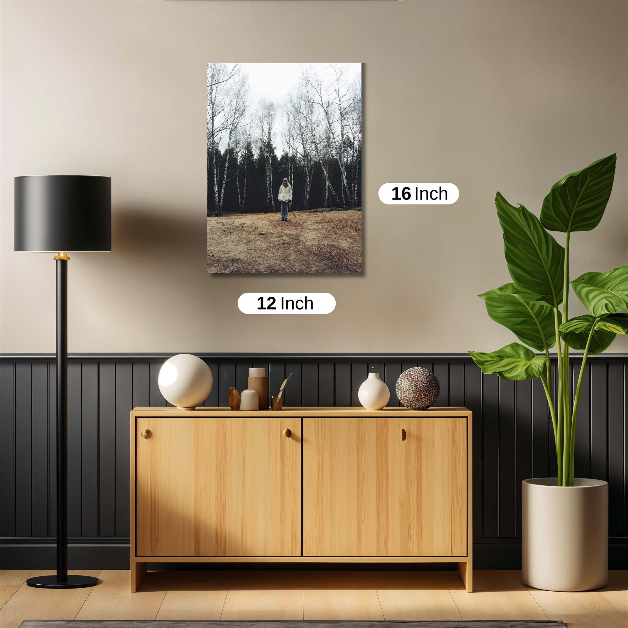 Forest Solitude Safe Wall Magnetic / M