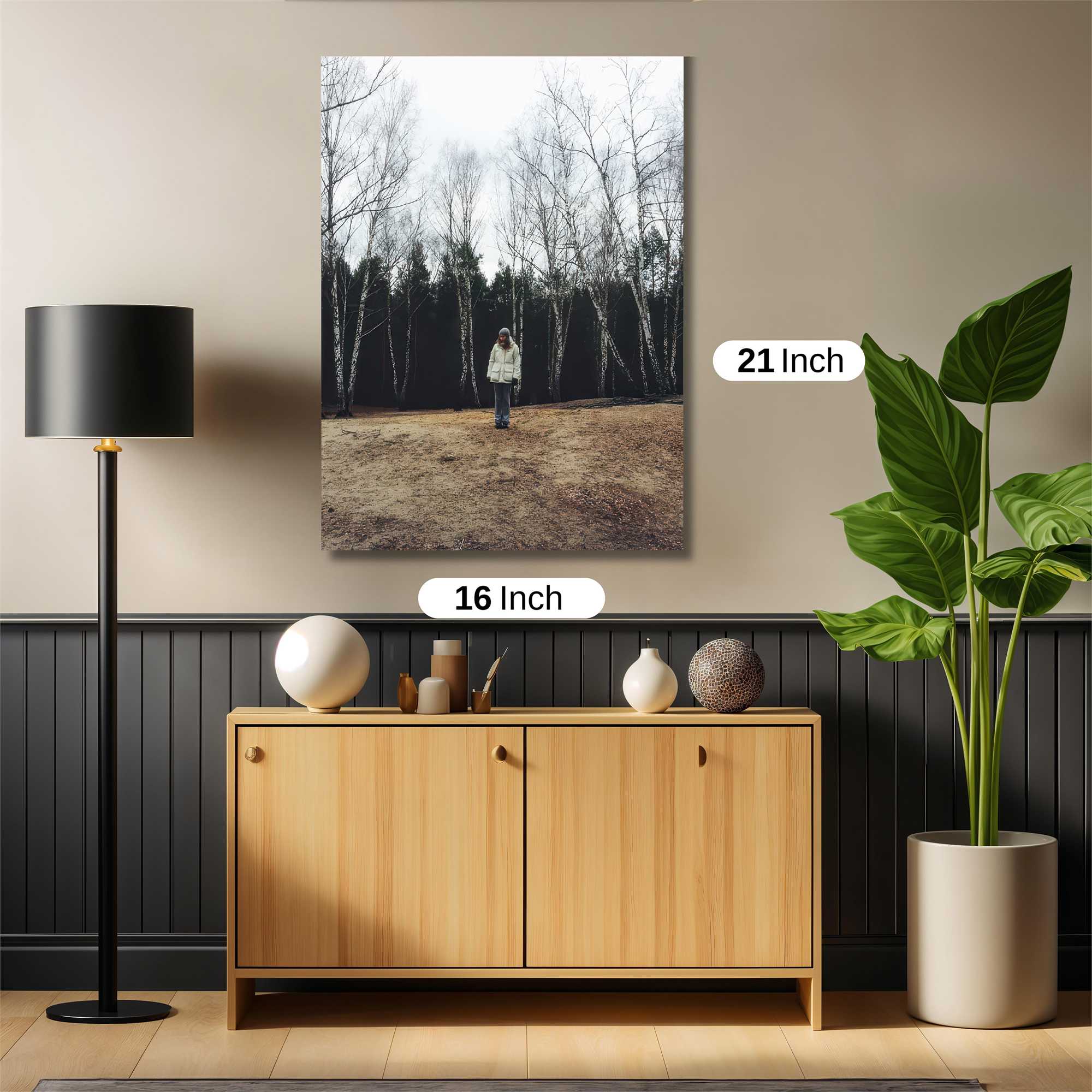 Forest Solitude Safe Wall Magnetic / M