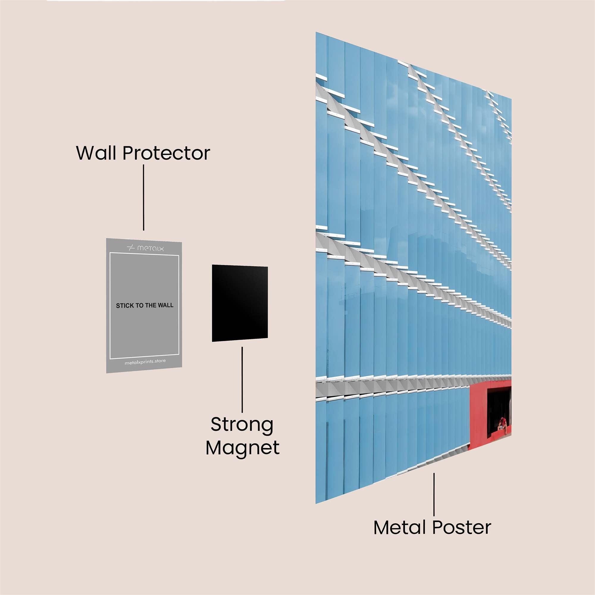 Skyward Serenity Safe Wall Magnetic / M