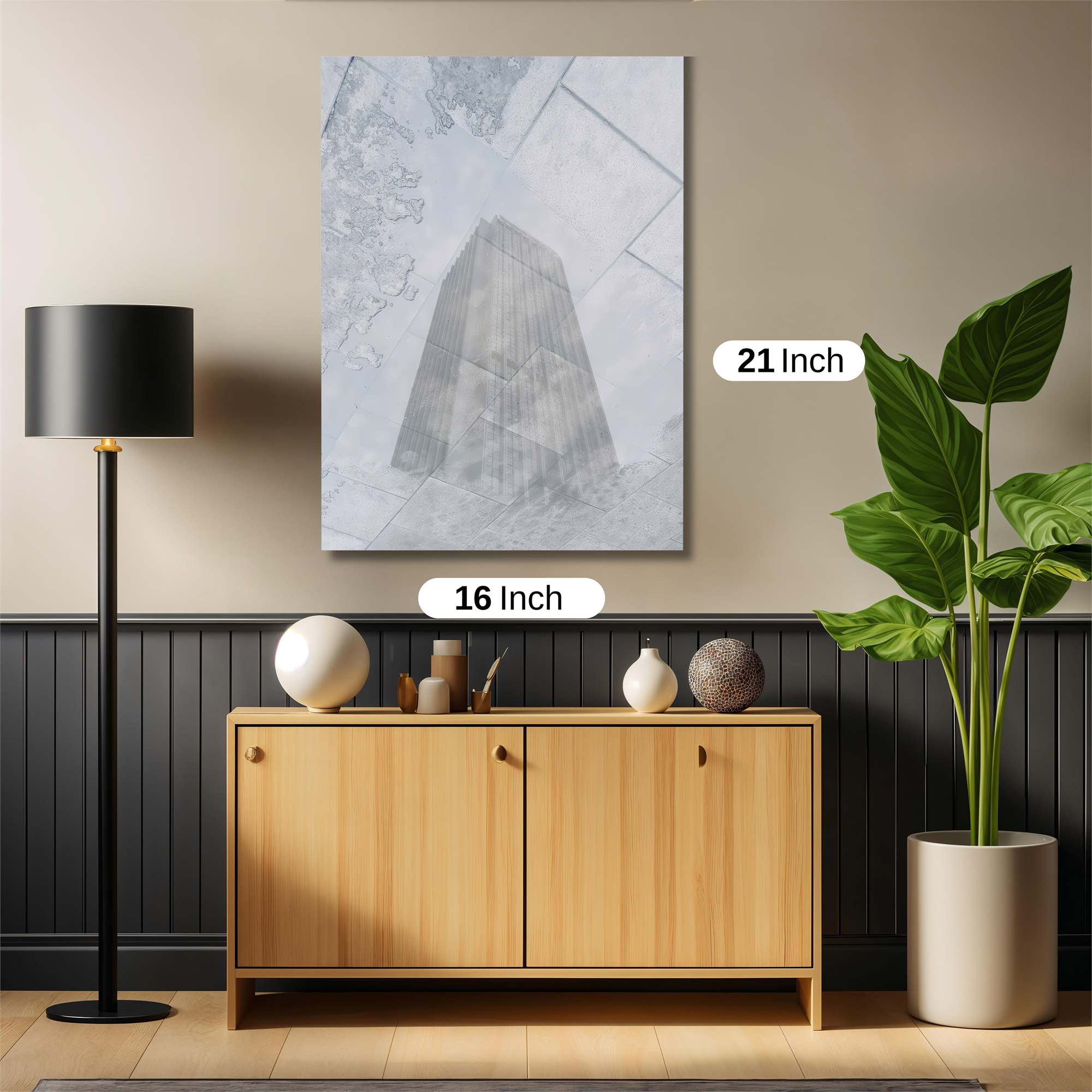 Skyscraper Serenity Safe Wall Magnetic / M