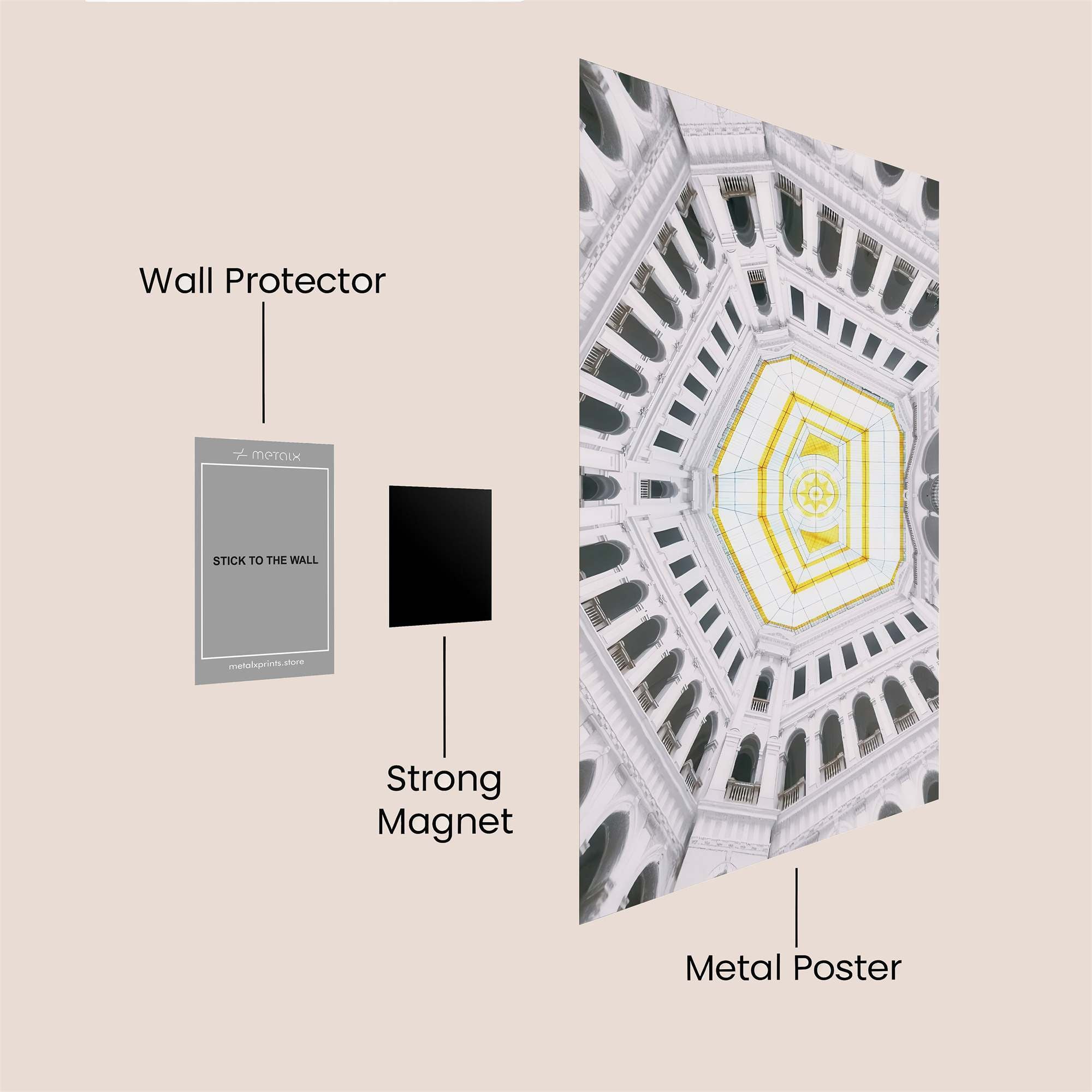 Pantheon Serenity Safe Wall Magnetic / M