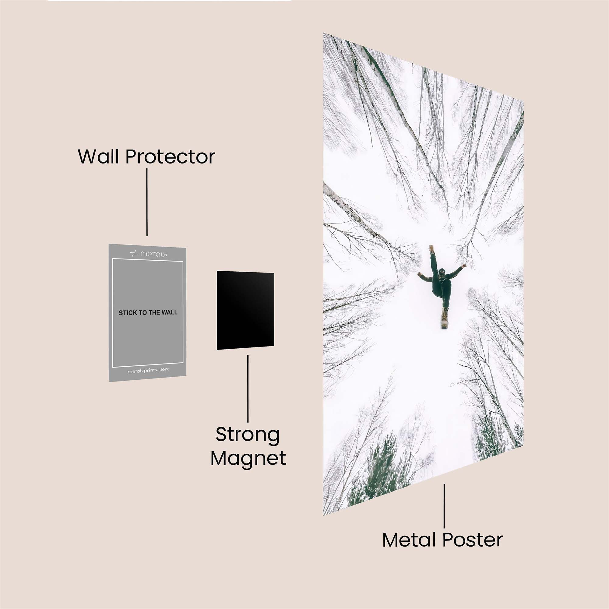 Skyward Freedom Safe Wall Magnetic / M