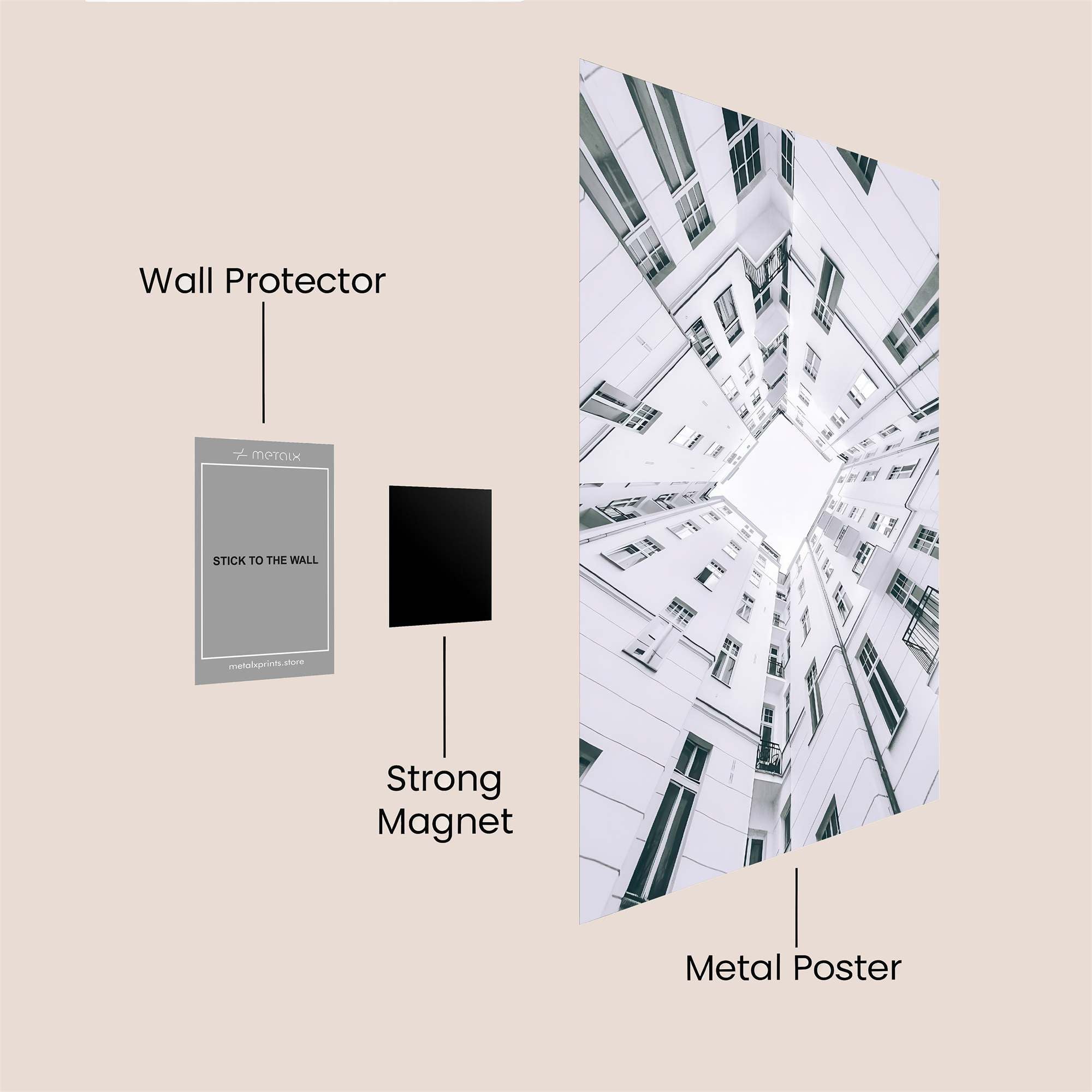 Skyward Serenity Safe Wall Magnetic / M