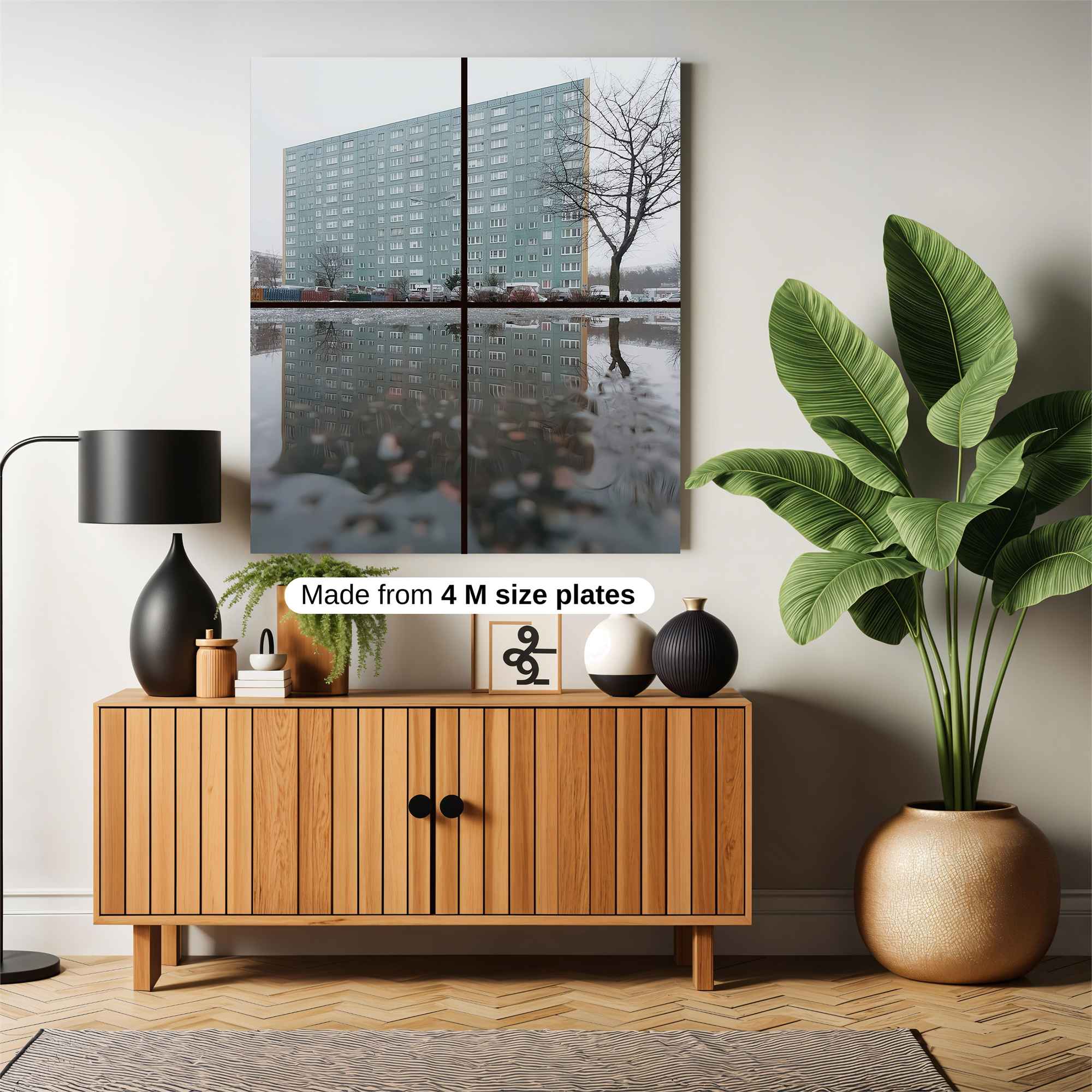 Apartment Reflection Safe Wall Magnetic / M