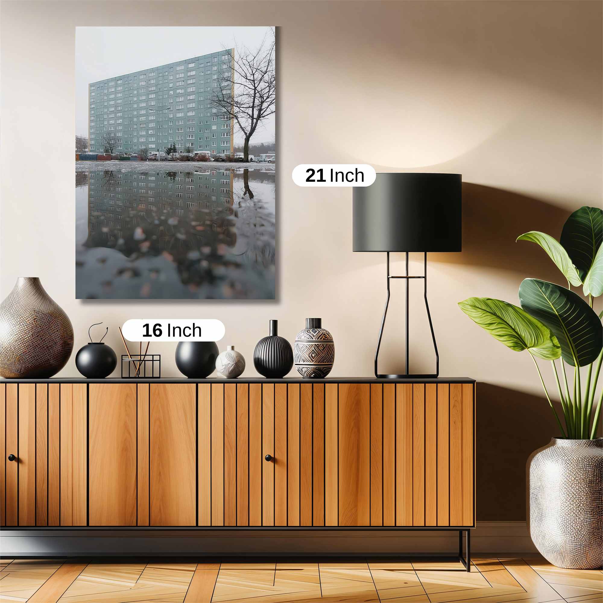 Apartment Reflection Safe Wall Magnetic / M