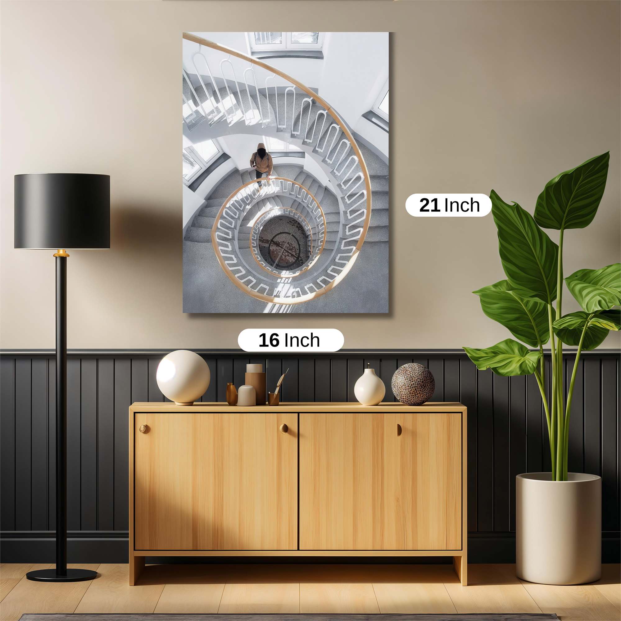 Spiral Serenity Safe Wall Magnetic / M