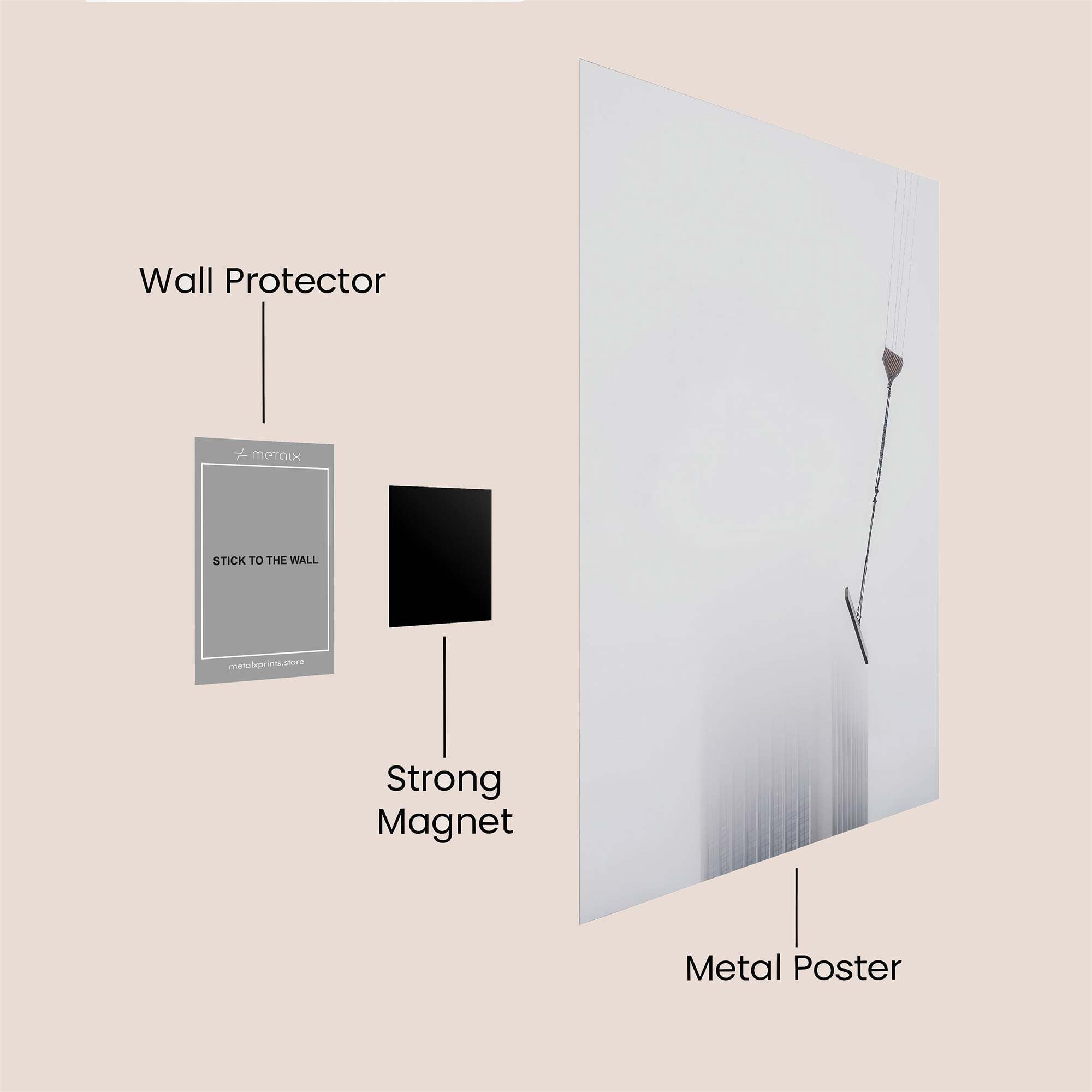 Crane Whisper Safe Wall Magnetic / M