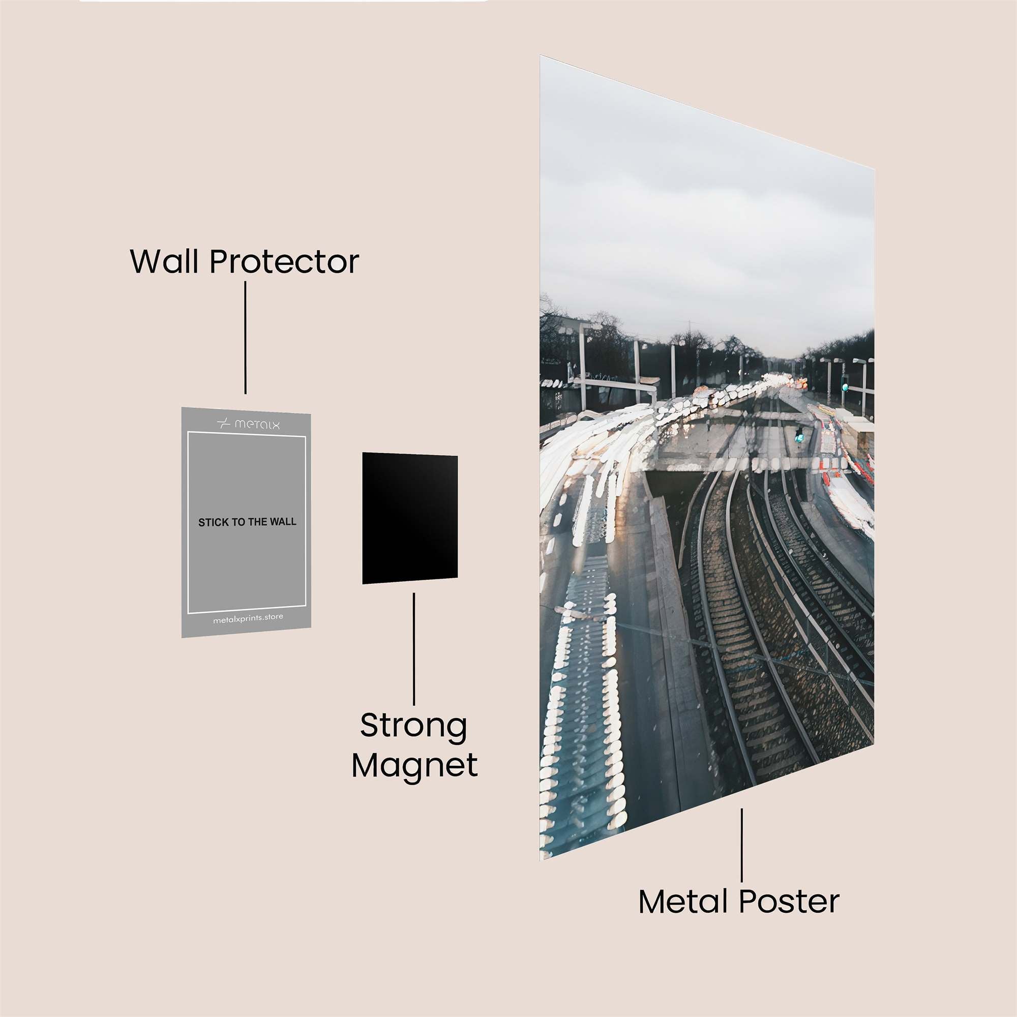 Urban Rush Safe Wall Magnetic / M