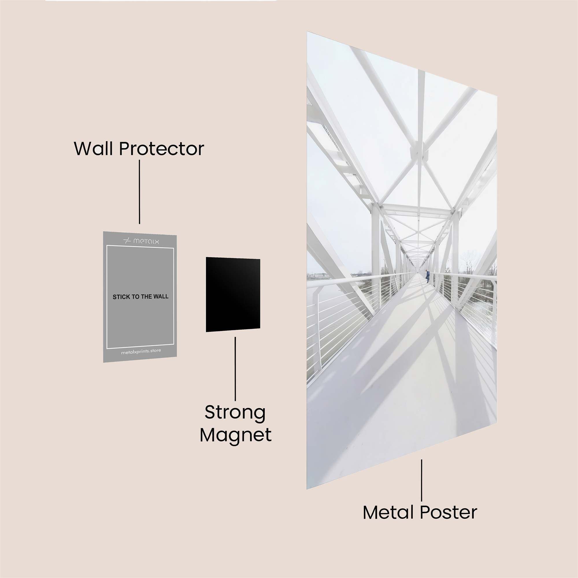 Bridge Serenity Safe Wall Magnetic / M