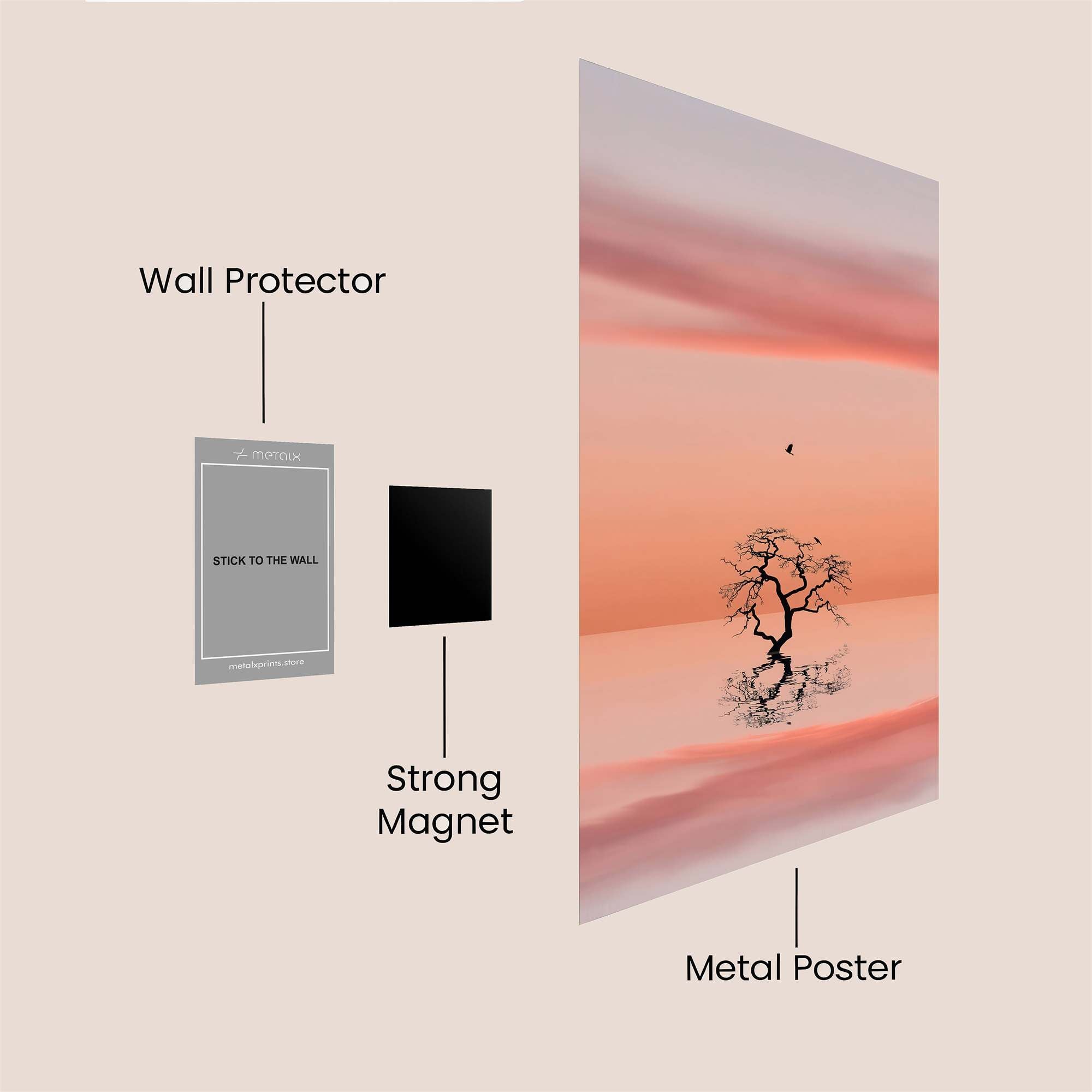Tree Serenity Safe Wall Magnetic / M