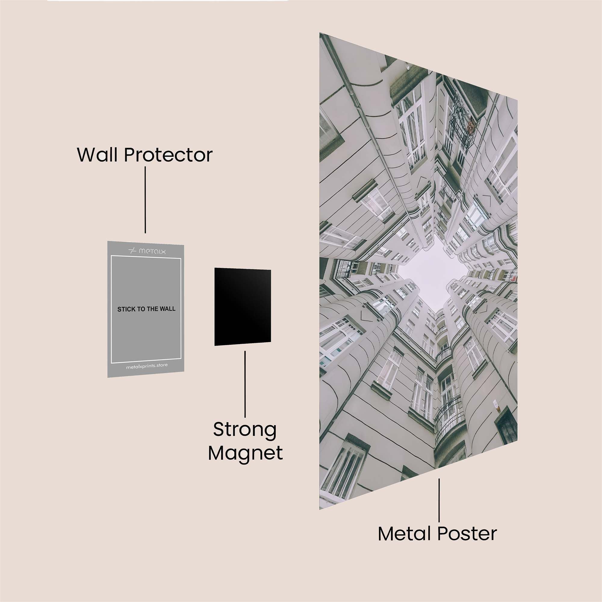 Skyward Serenity Safe Wall Magnetic / M