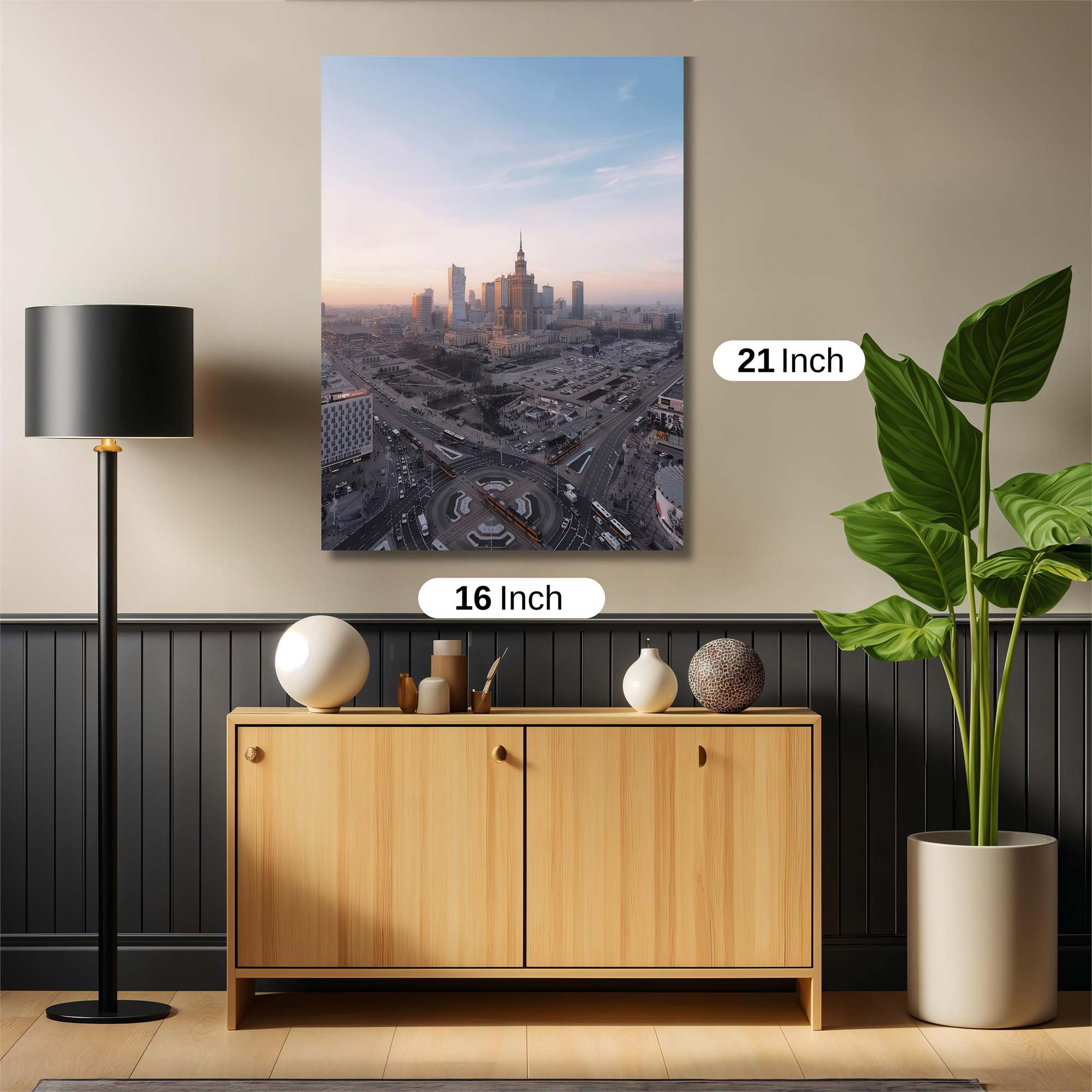 Warsaw Dawn Safe Wall Magnetic / M