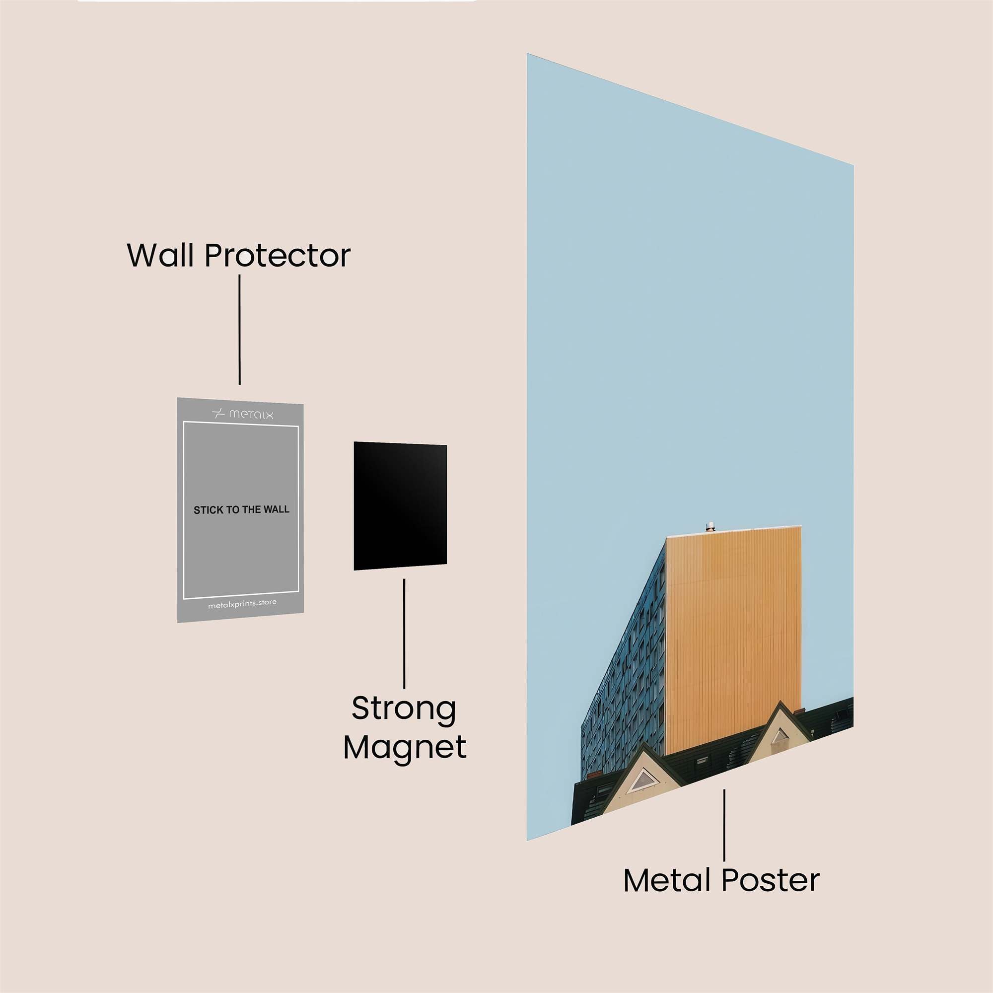 BuildingWhimsy Safe Wall Magnetic / M