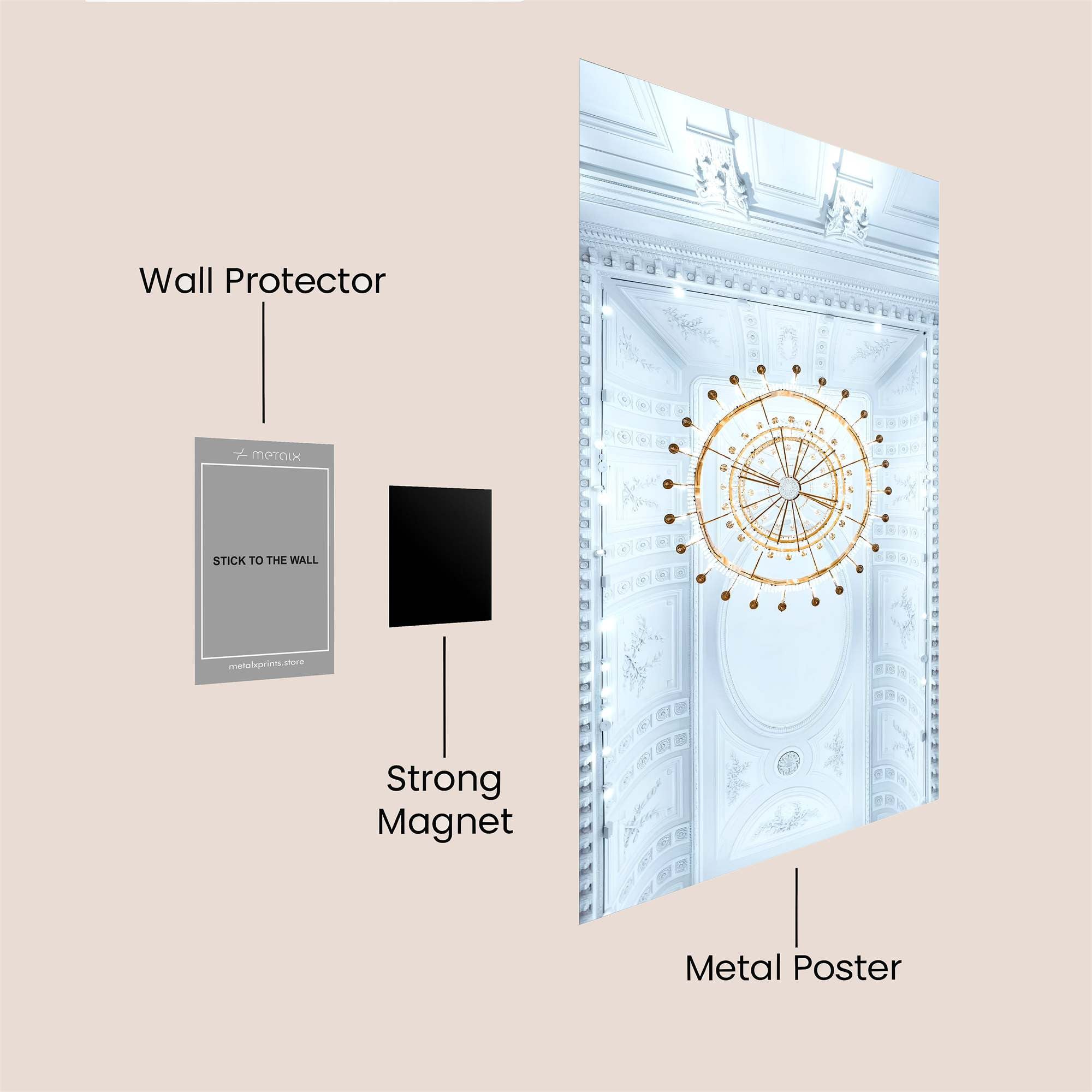 Chandelier Radiance Safe Wall Magnetic / M