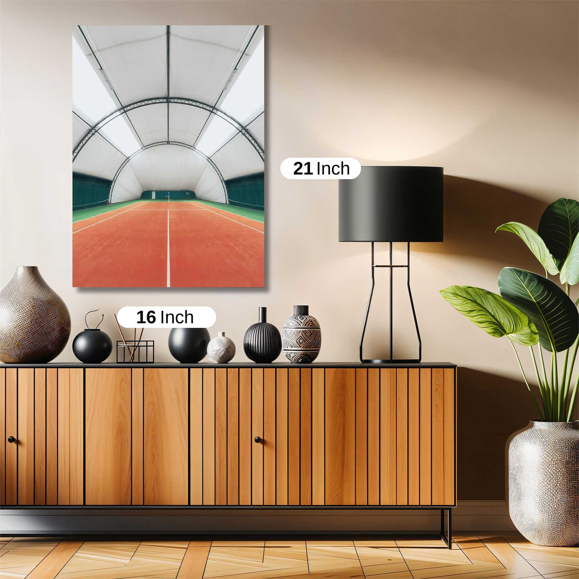 Tennis Tranquil Safe Wall Magnetic / M