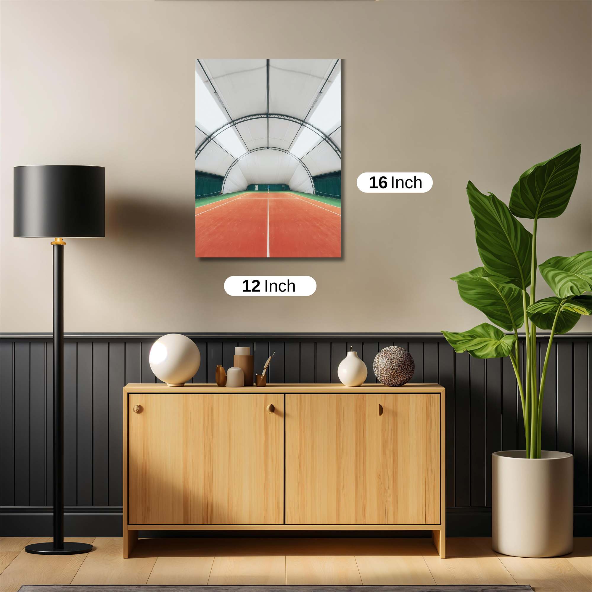 Tennis Tranquil Safe Wall Magnetic / M