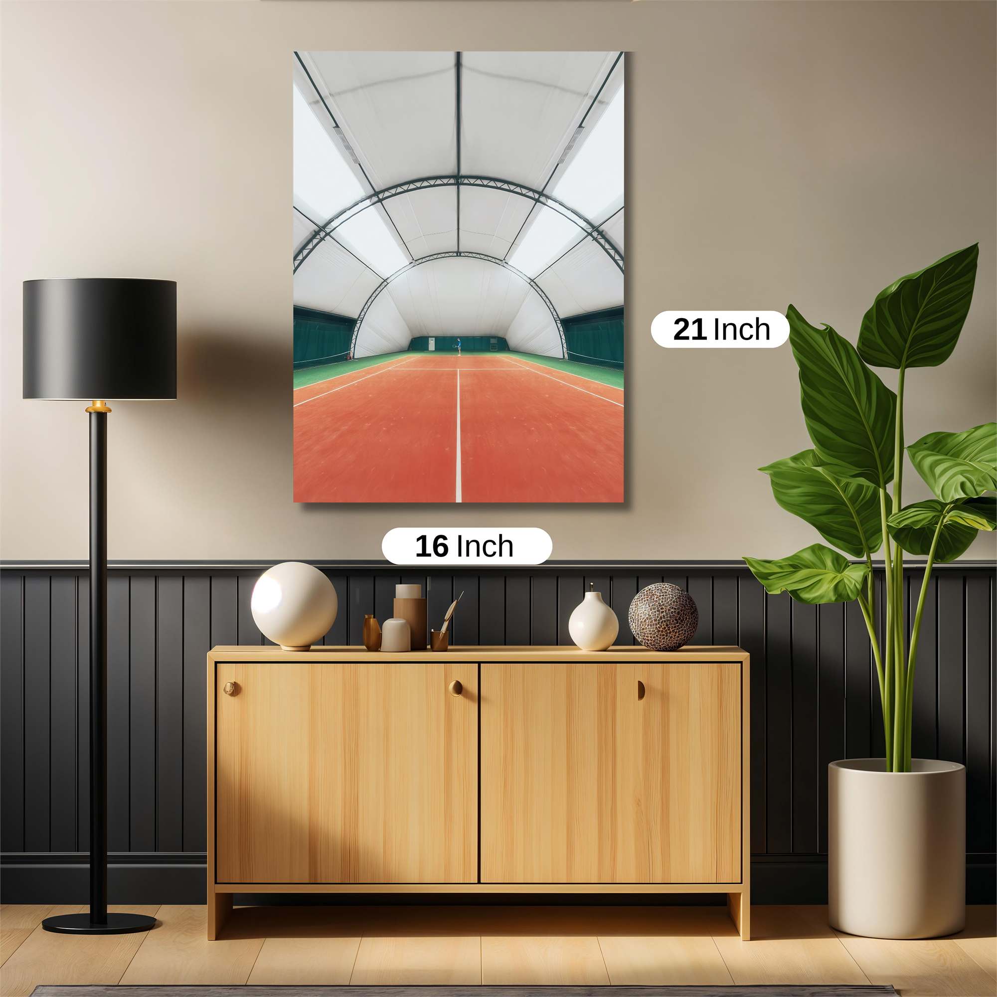 Tennis Tranquil Safe Wall Magnetic / M