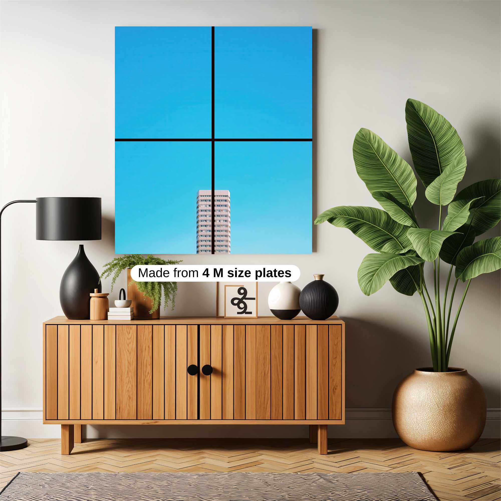 Skyscraper Serenity Safe Wall Magnetic / M