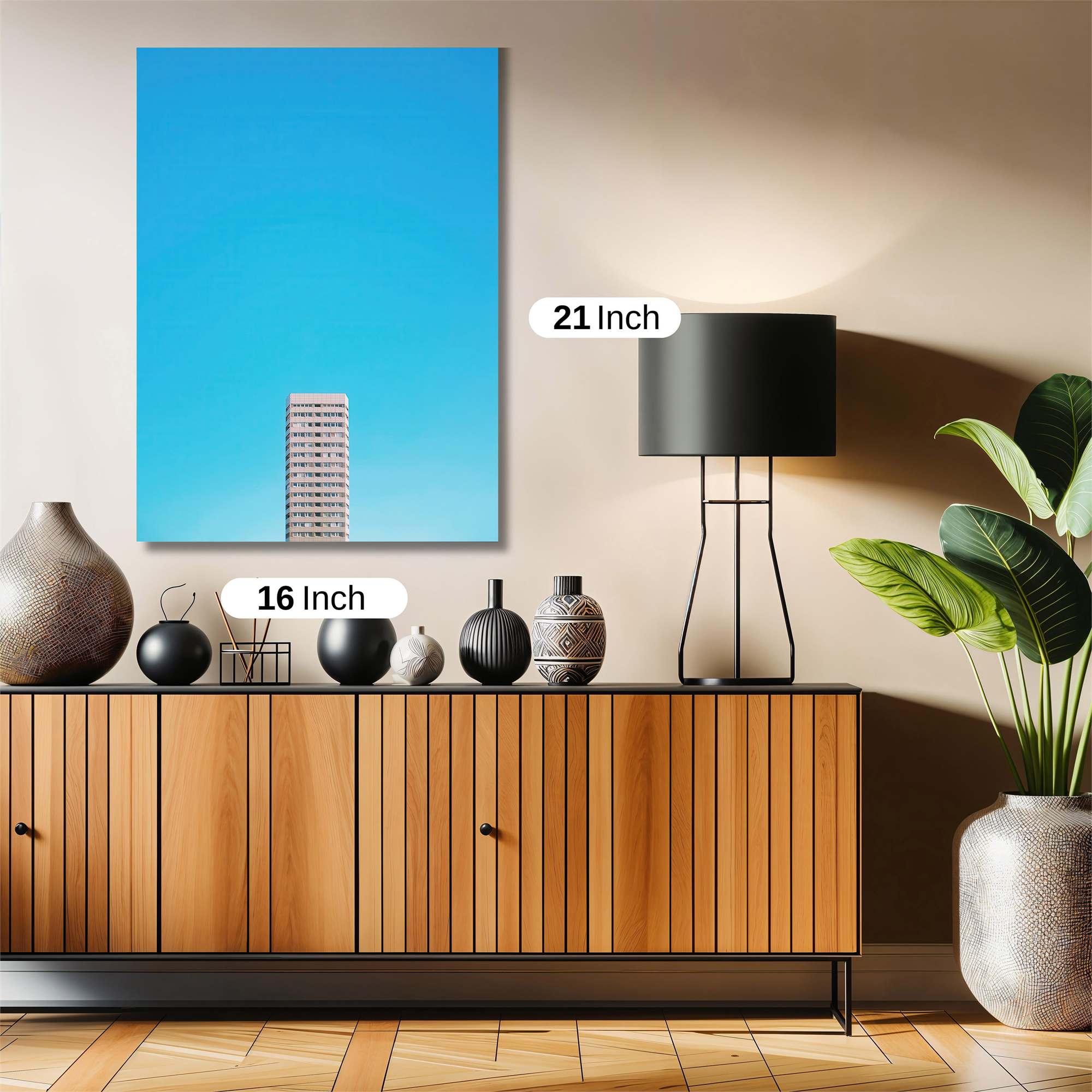 Skyscraper Serenity Safe Wall Magnetic / M