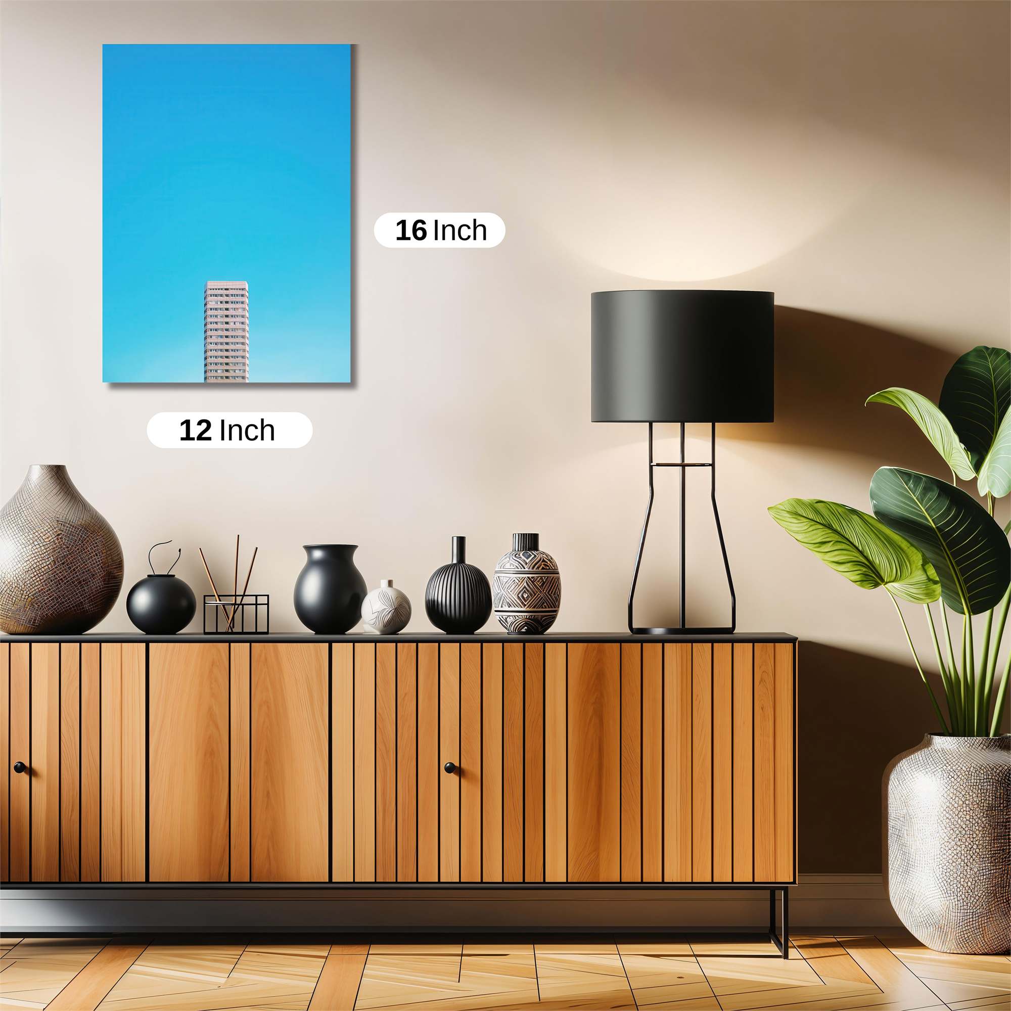Skyscraper Serenity Safe Wall Magnetic / M