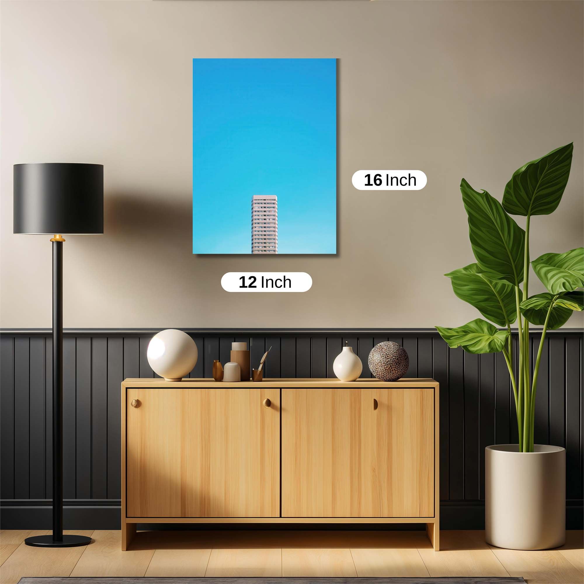 Skyscraper Serenity Safe Wall Magnetic / M