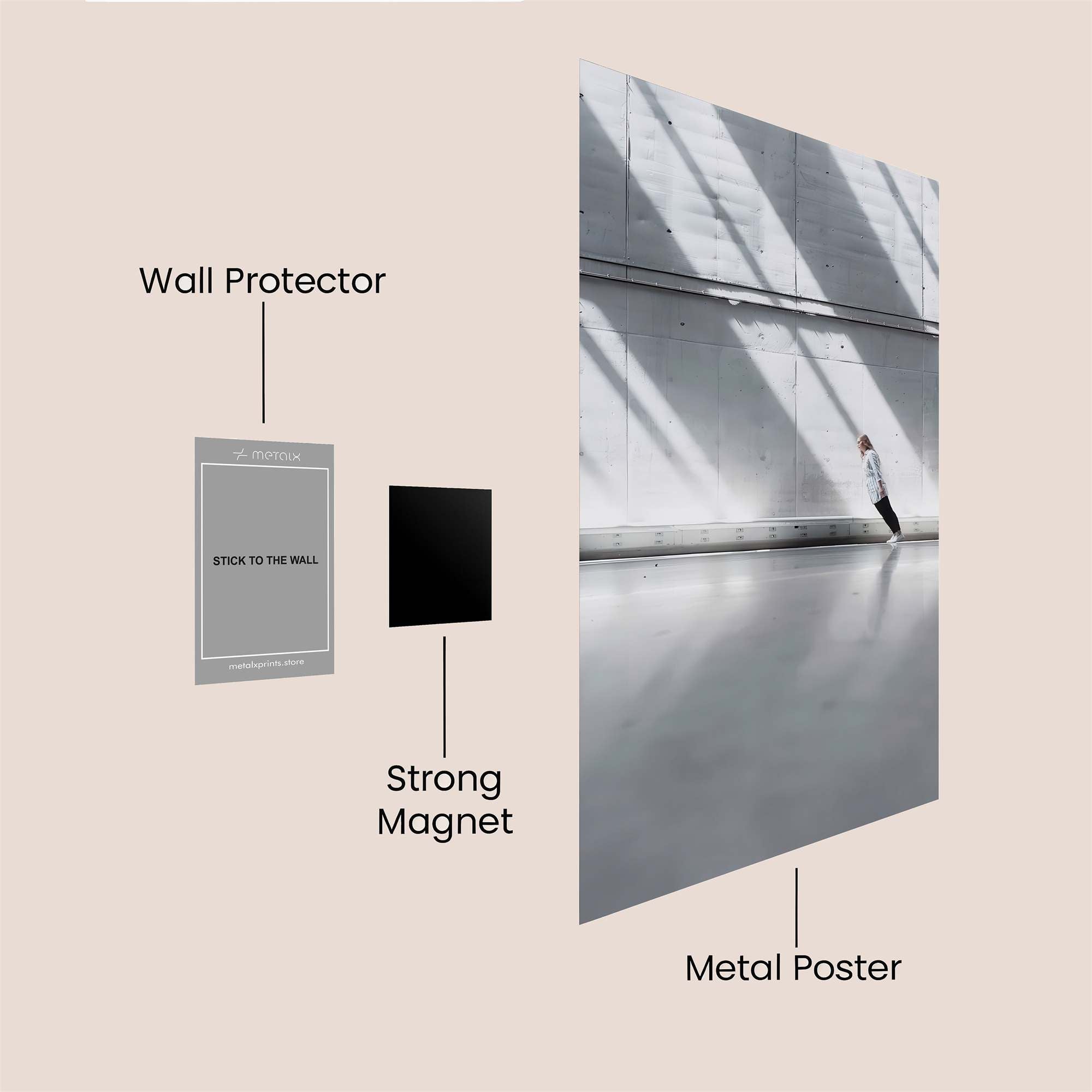 Light Solitude Safe Wall Magnetic / M