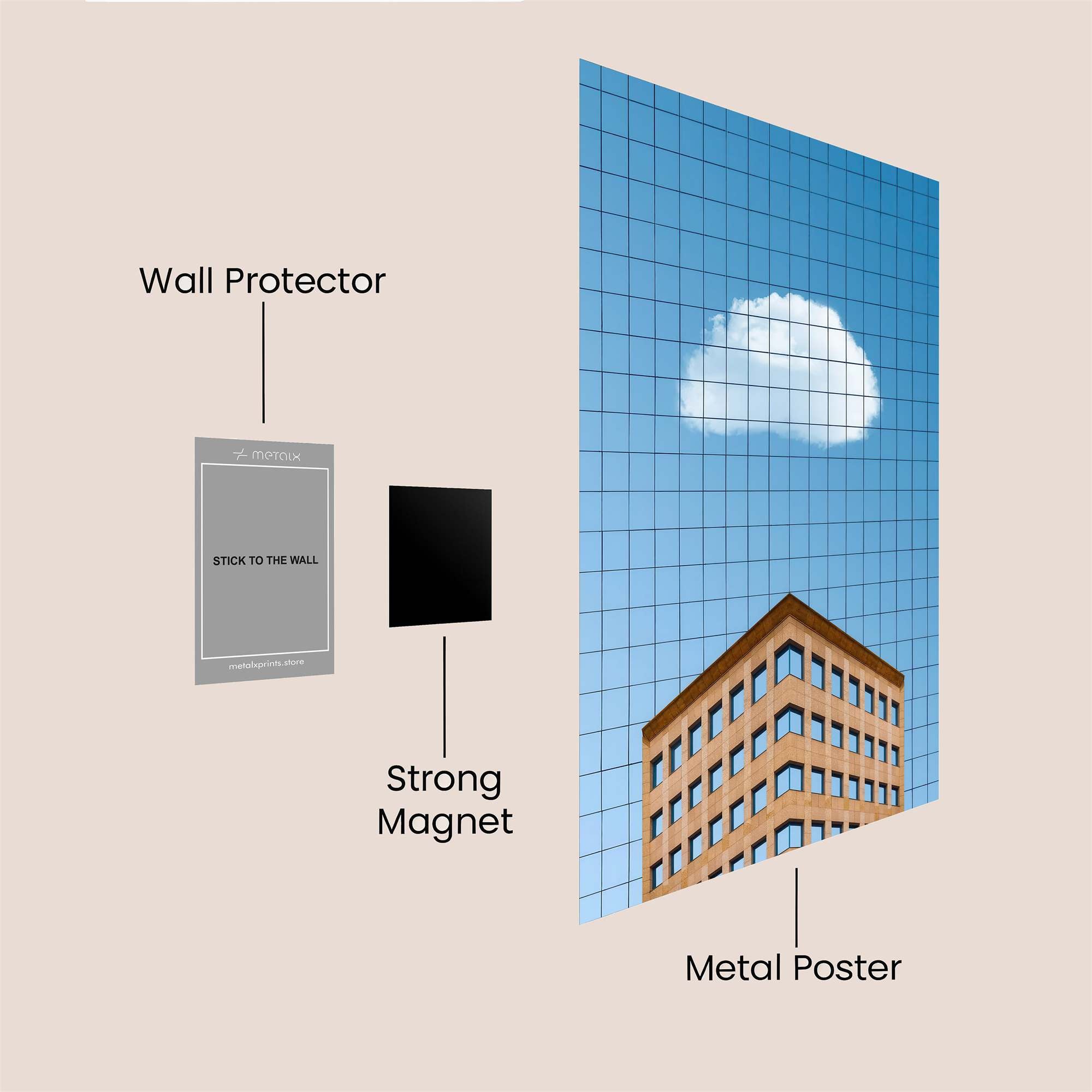 Building Dream Safe Wall Magnetic / M
