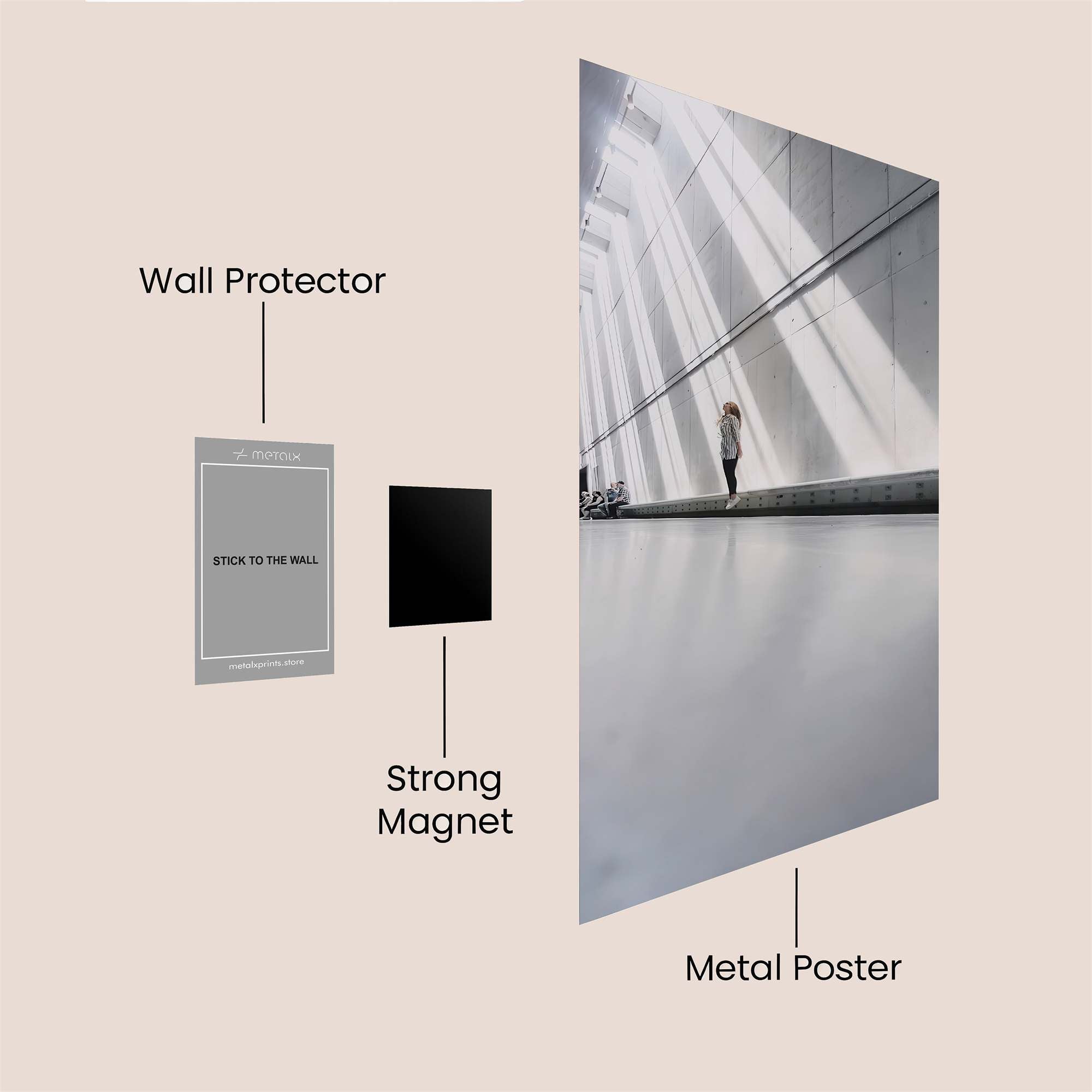 LightWhisper Safe Wall Magnetic / M