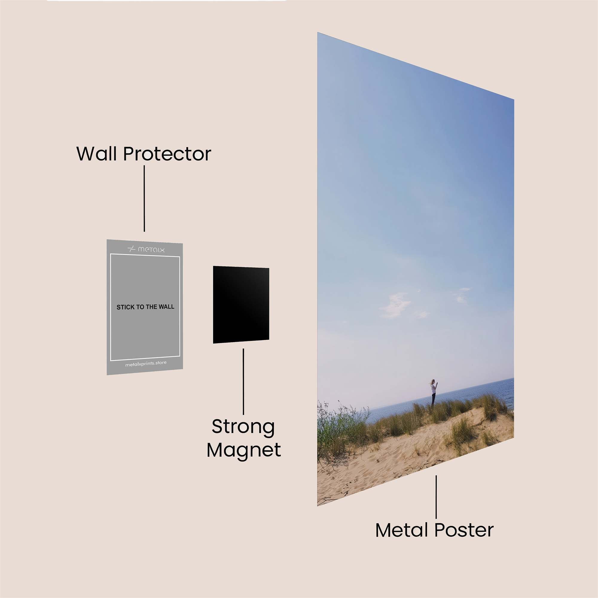 Solitude Serene Safe Wall Magnetic / M