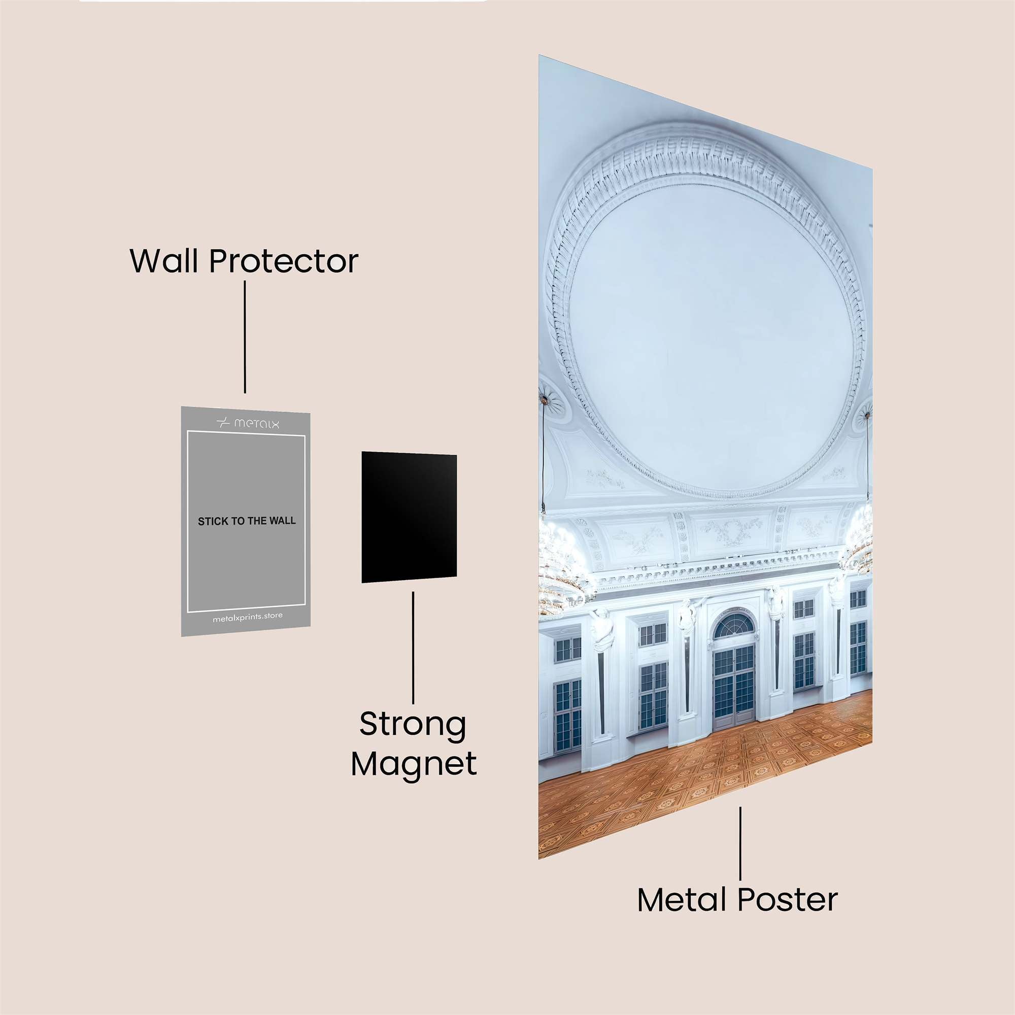Grandeur Elegance Safe Wall Magnetic / M
