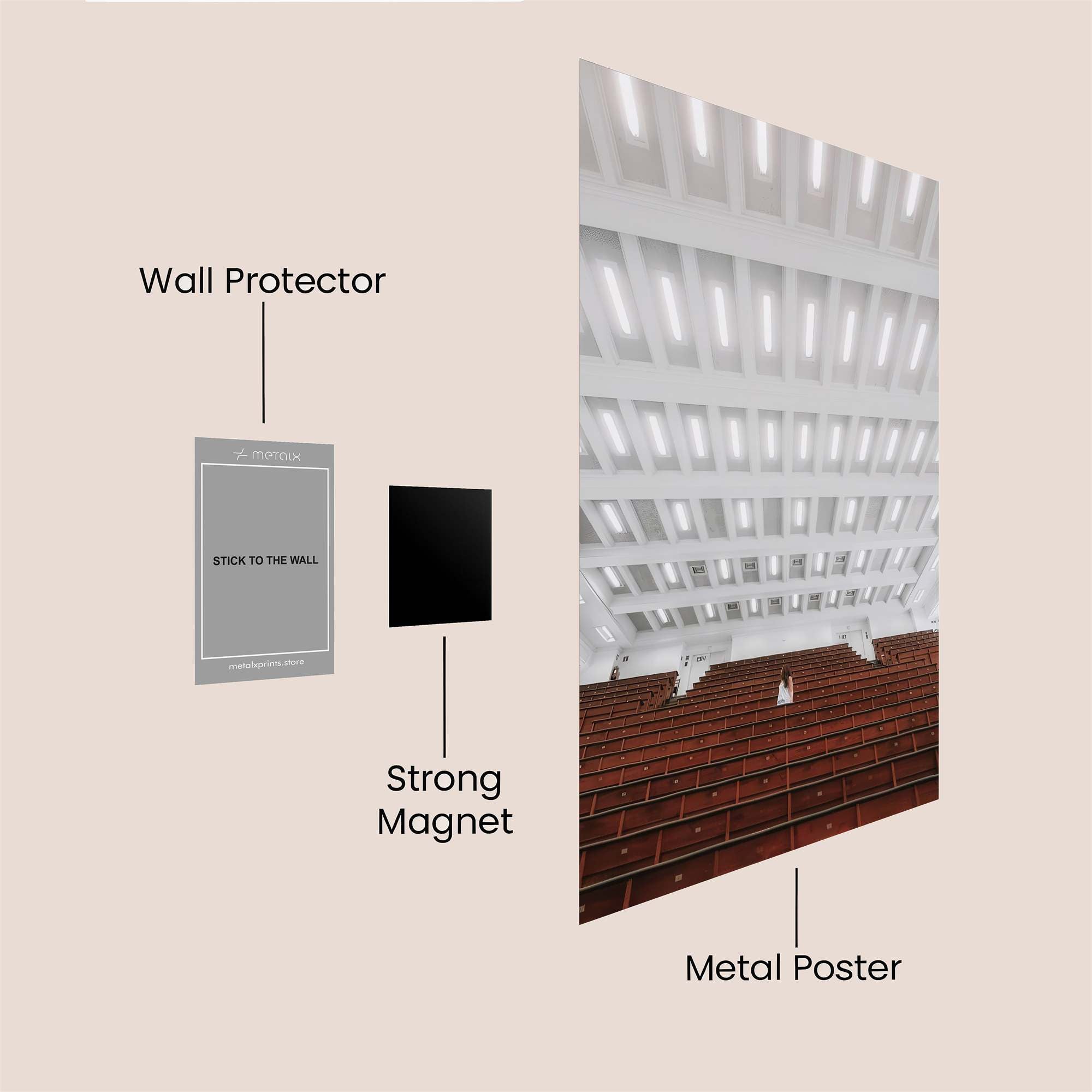 Auditorium Serenity Safe Wall Magnetic / M