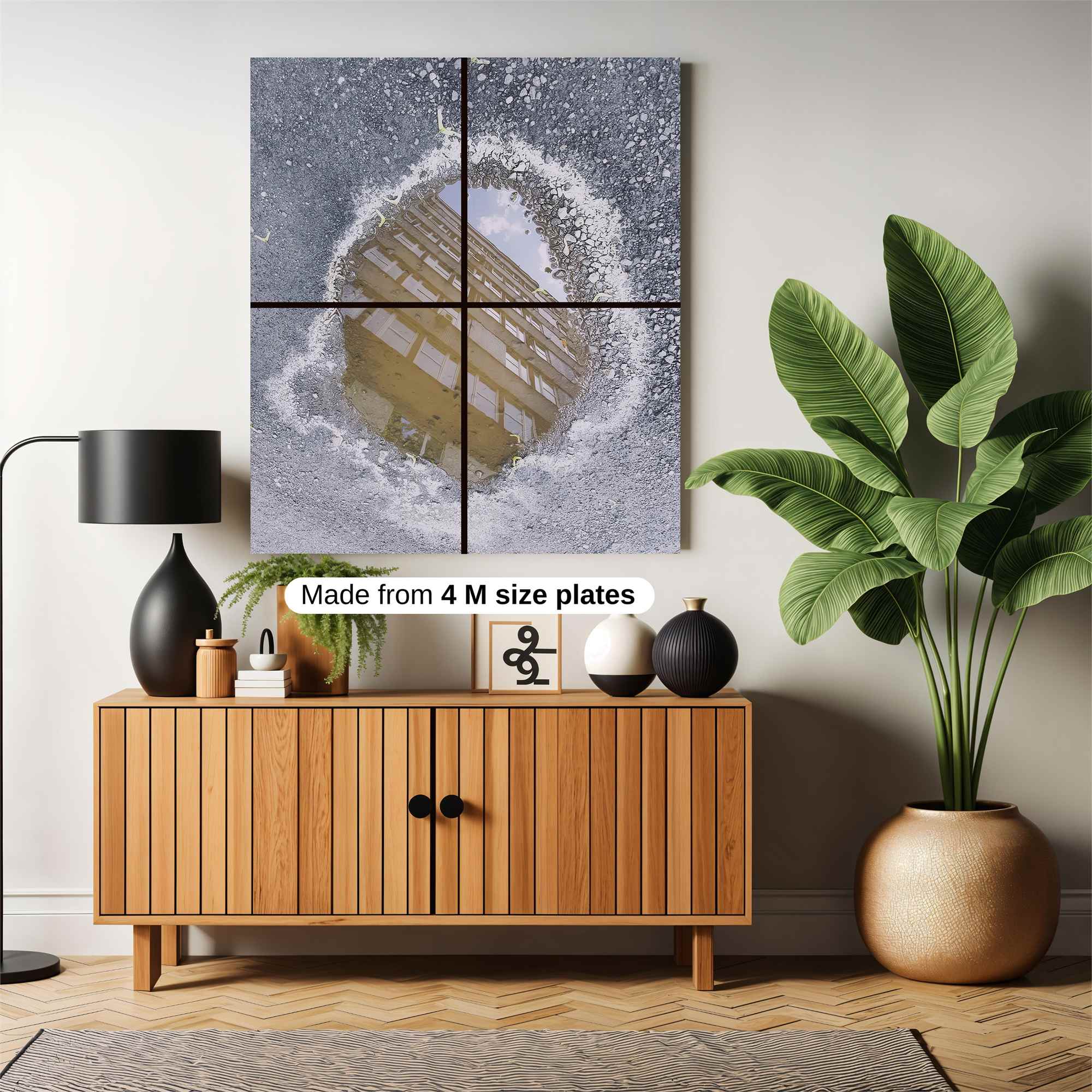Building Reflection Safe Wall Magnetic / M
