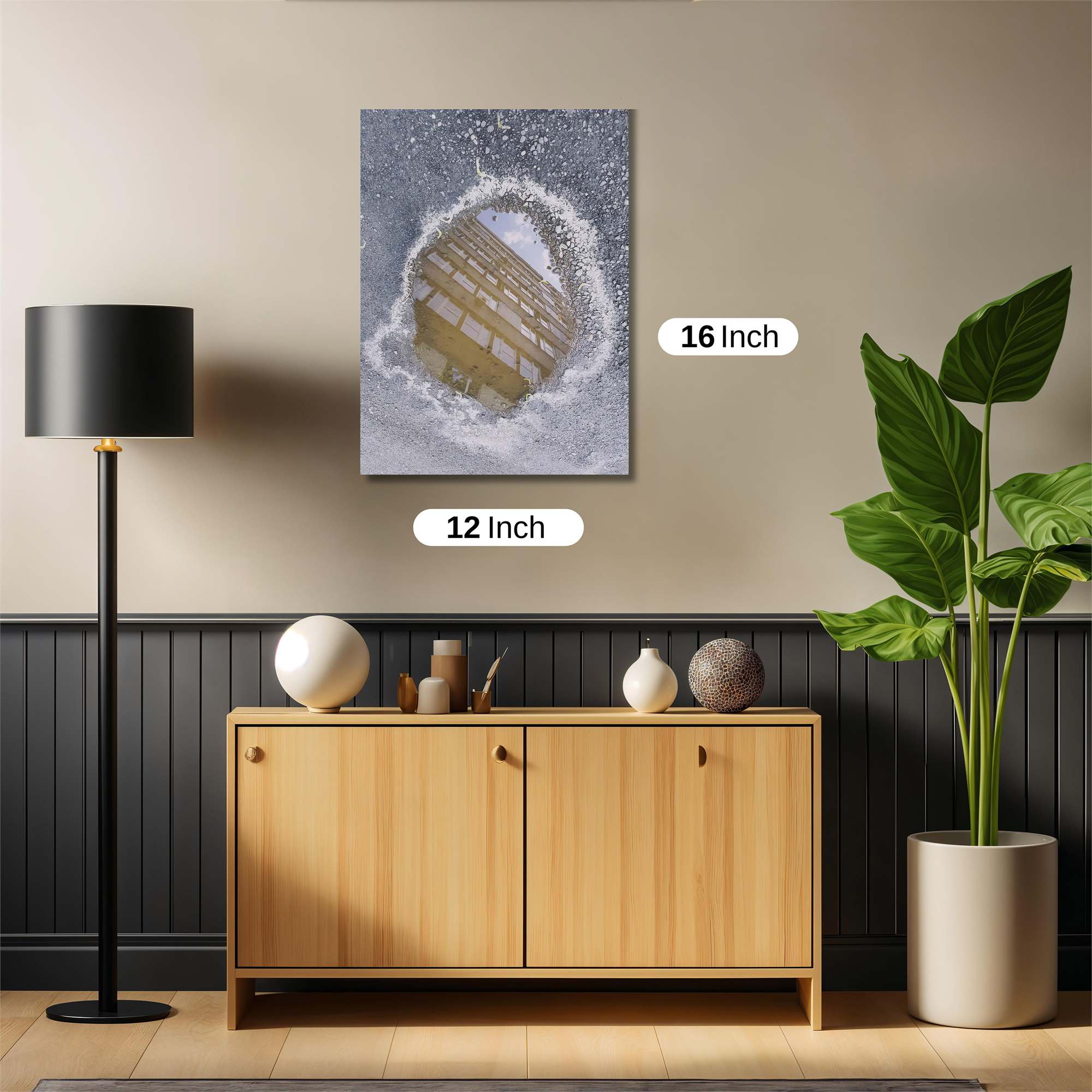 Building Reflection Safe Wall Magnetic / M