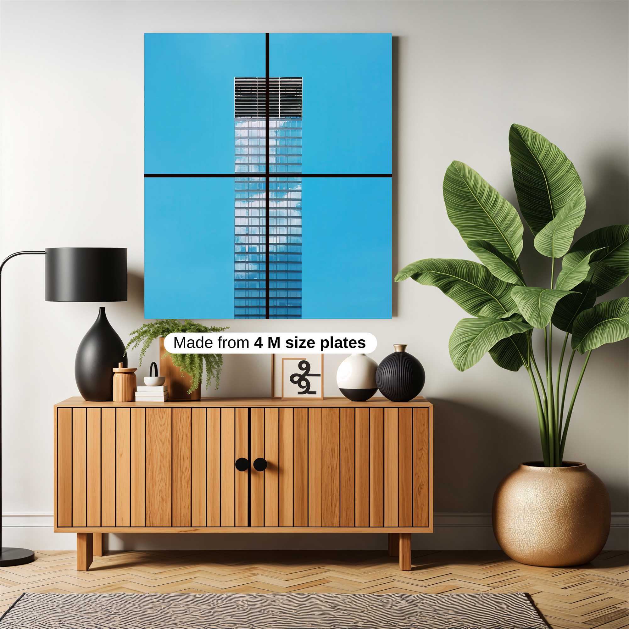 Skyscraper Serenity Safe Wall Magnetic / M