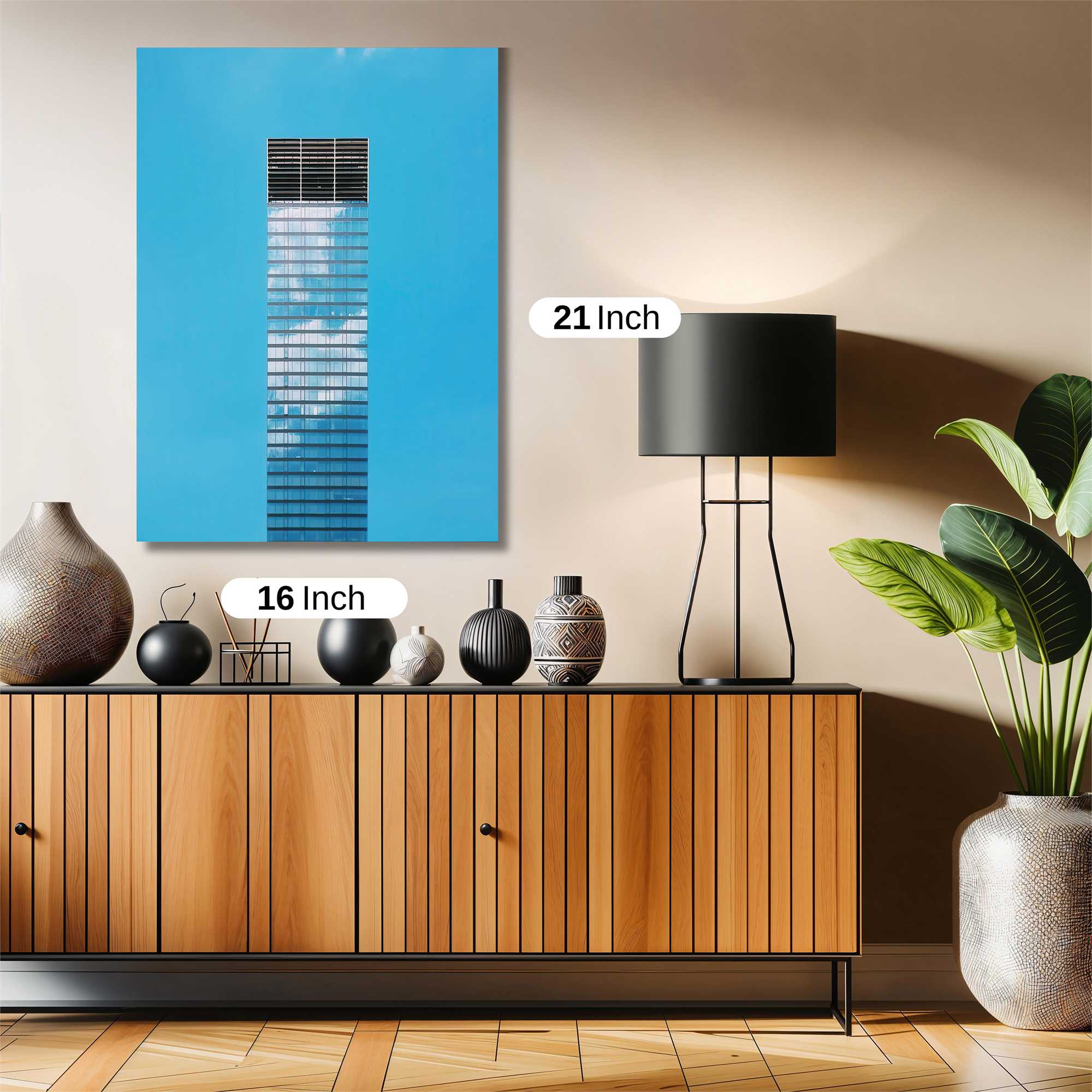 Skyscraper Serenity Safe Wall Magnetic / M