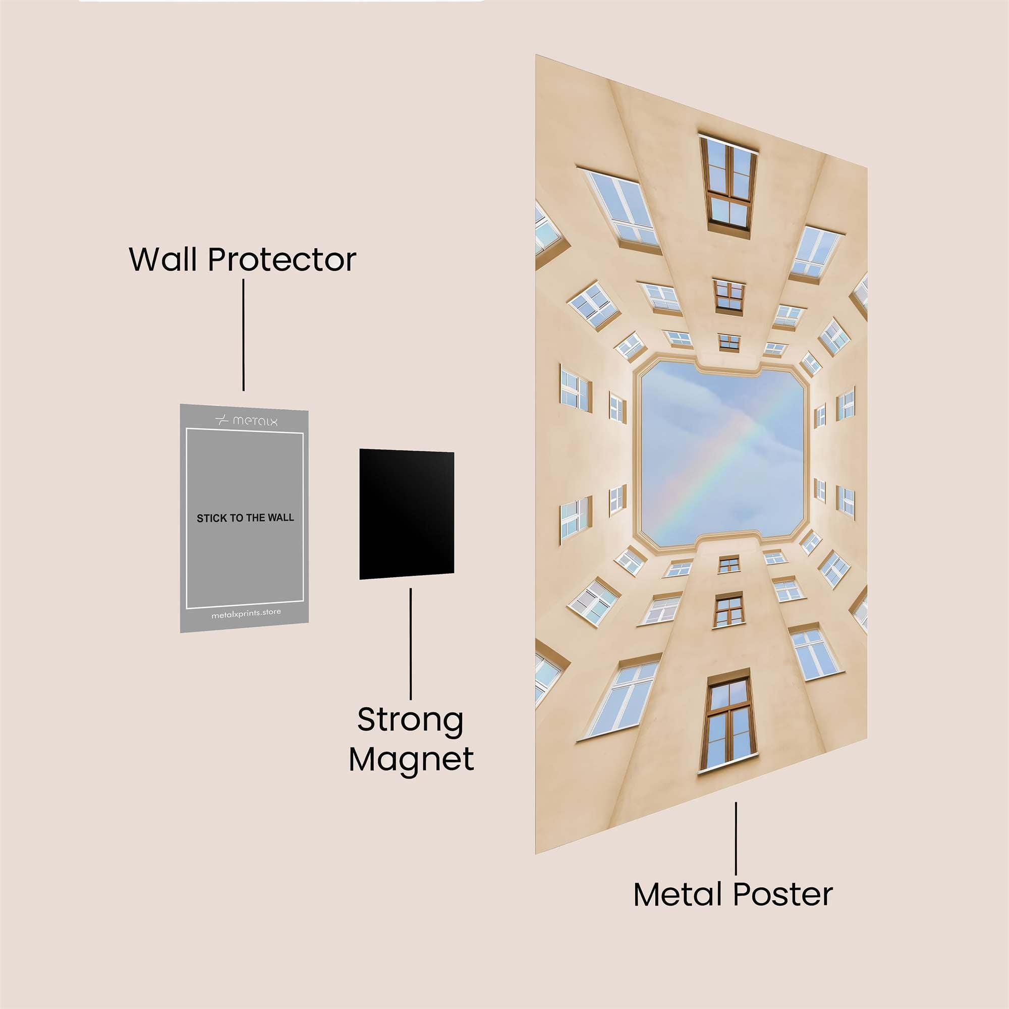 Skyward Serenity Safe Wall Magnetic / M