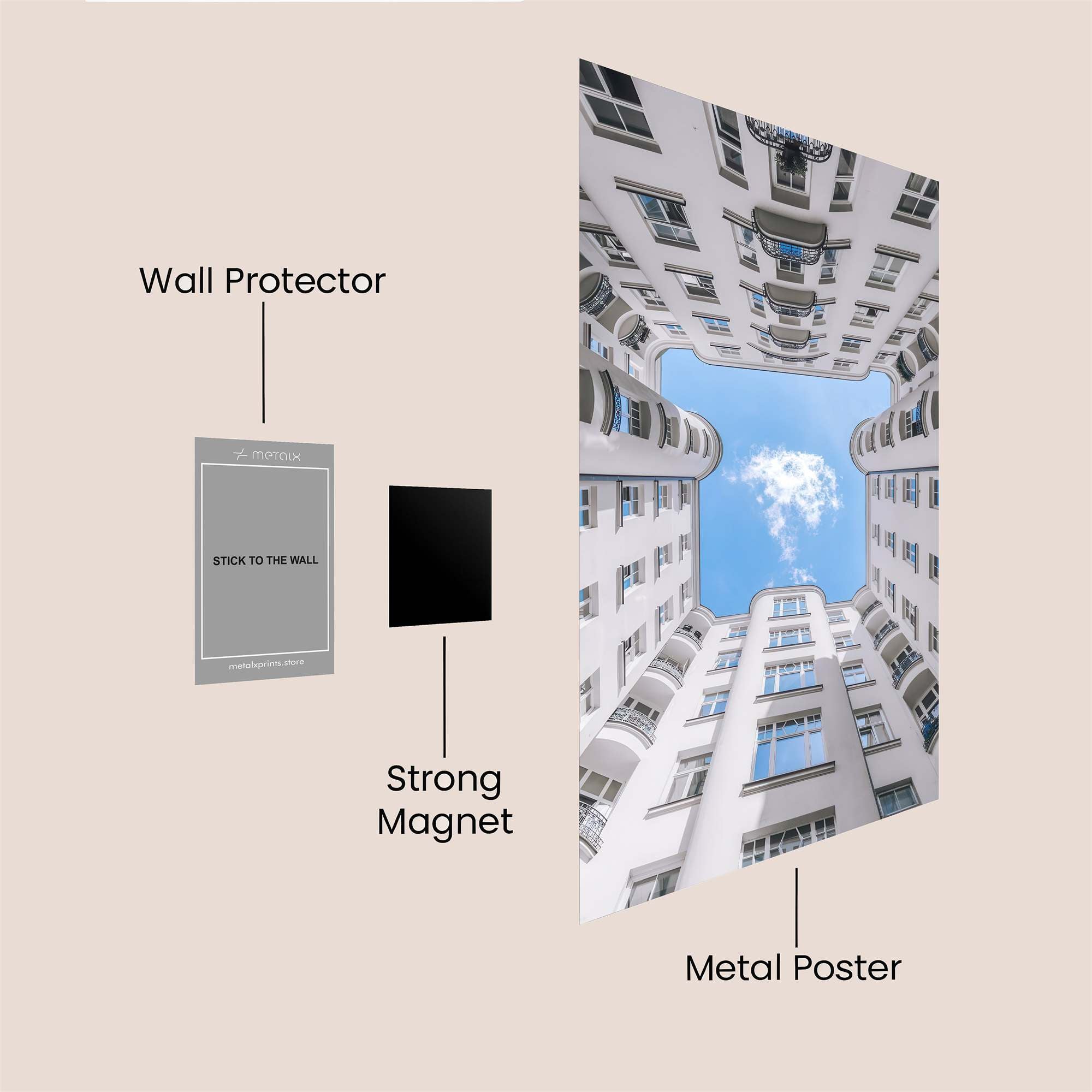 Skyward Serenity Safe Wall Magnetic / M