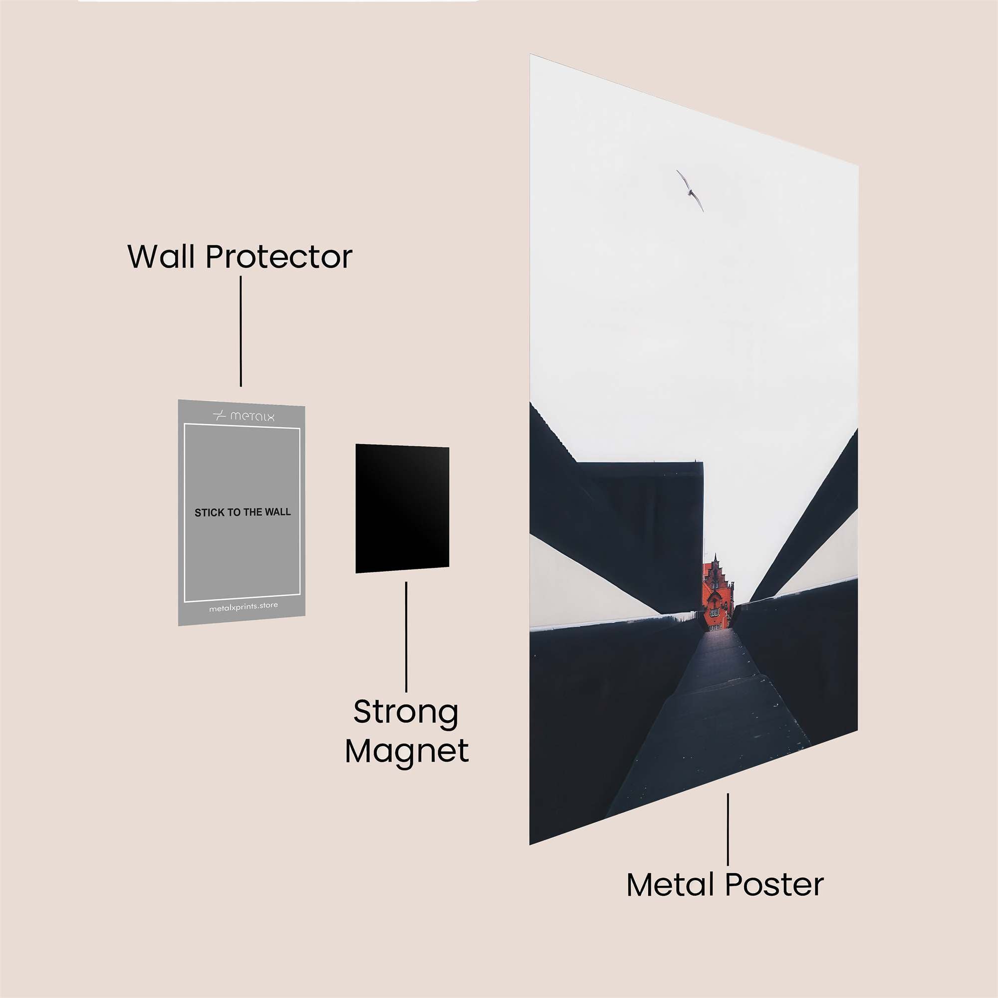 Alleyway Mystery Safe Wall Magnetic / M