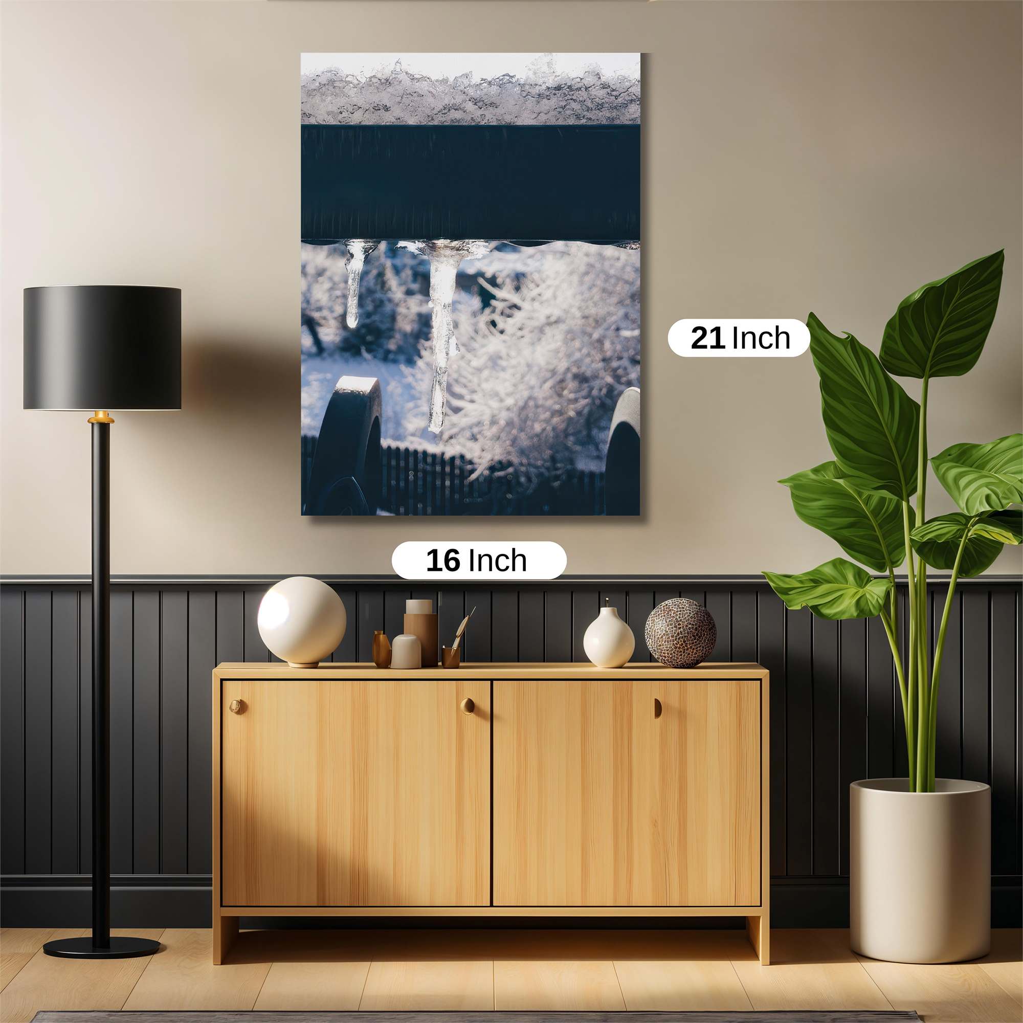 Icicle Serenity Safe Wall Magnetic / M