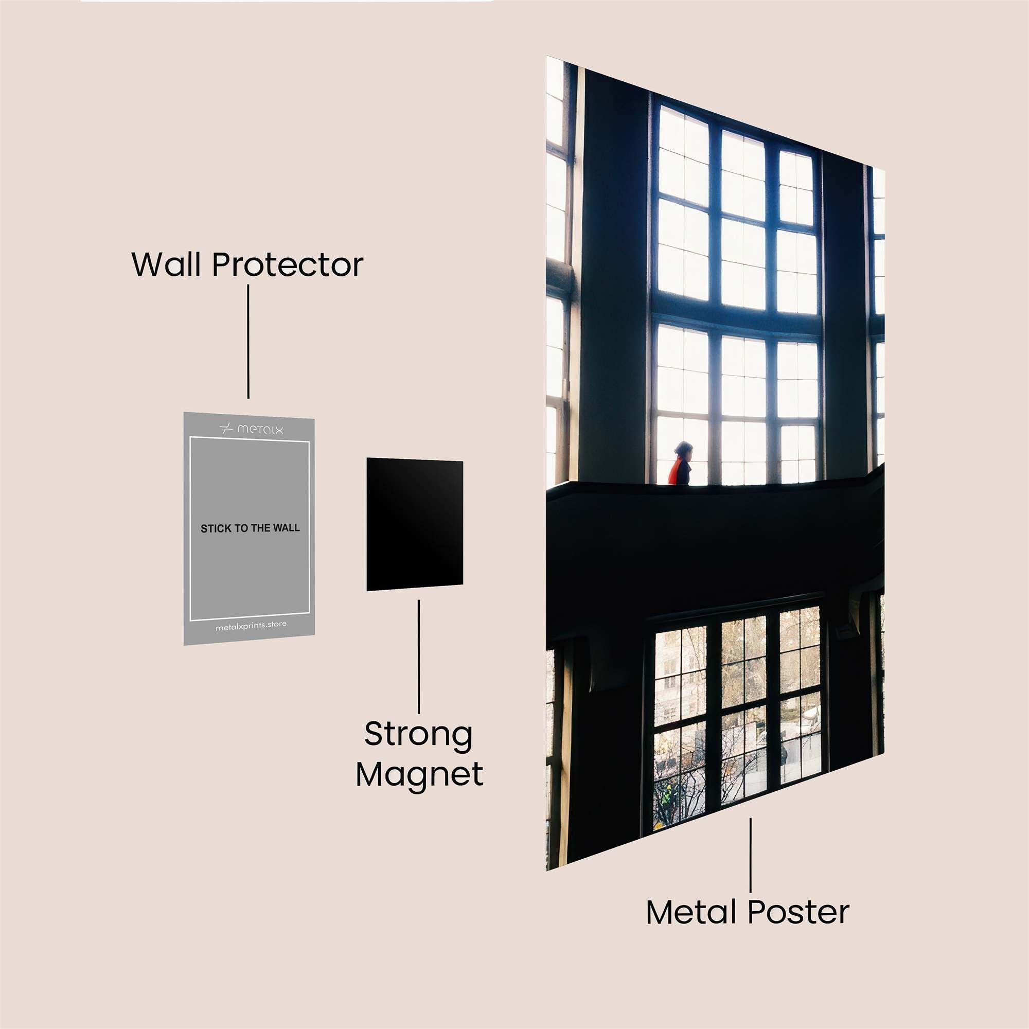 Library Serenity Safe Wall Magnetic / M