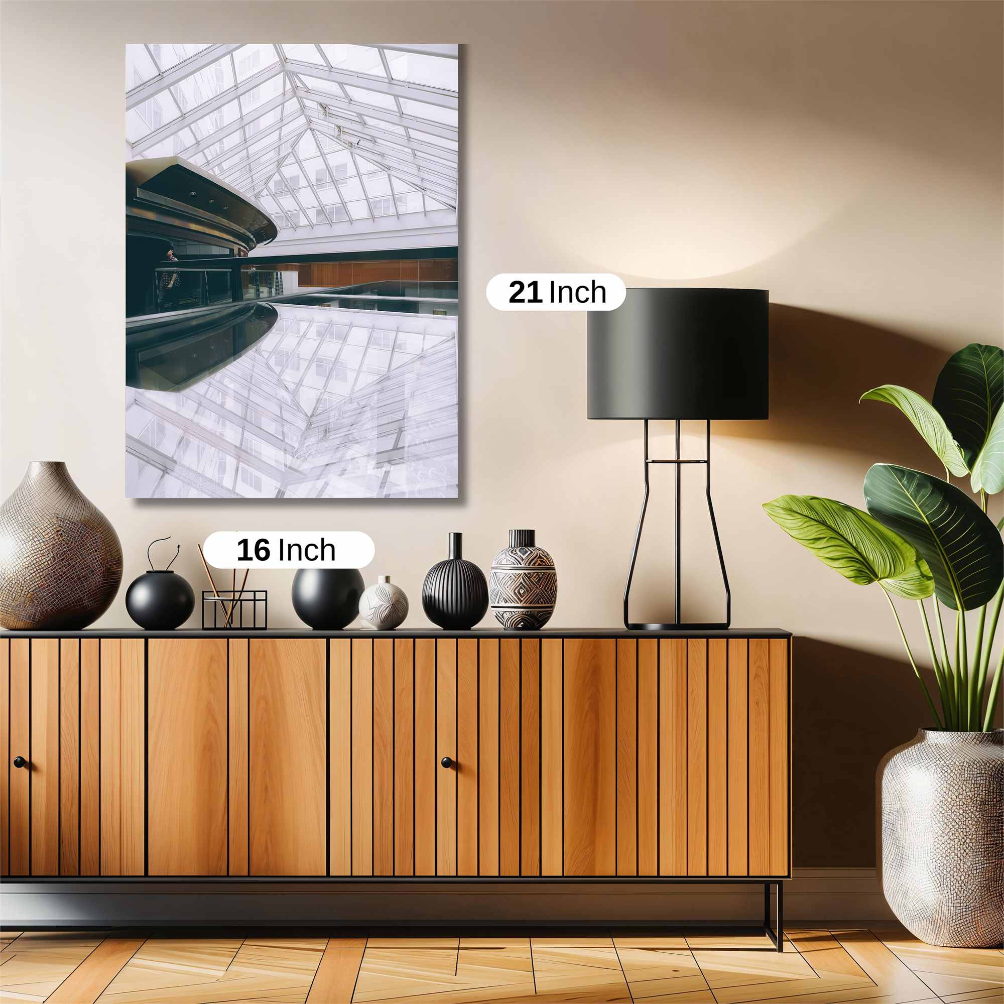 Glass Serenity Safe Wall Magnetic / M